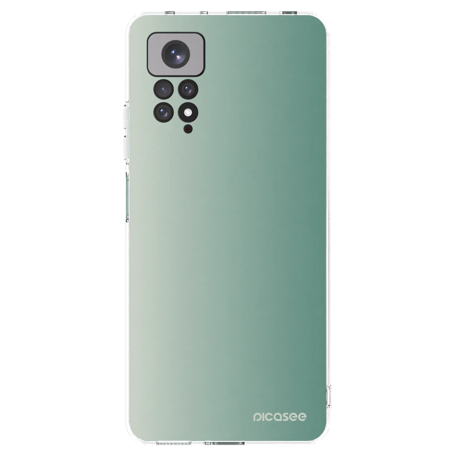 Picasee silikonový průhledný obal pro Xiaomi Redmi Note 11 - Misty Sage