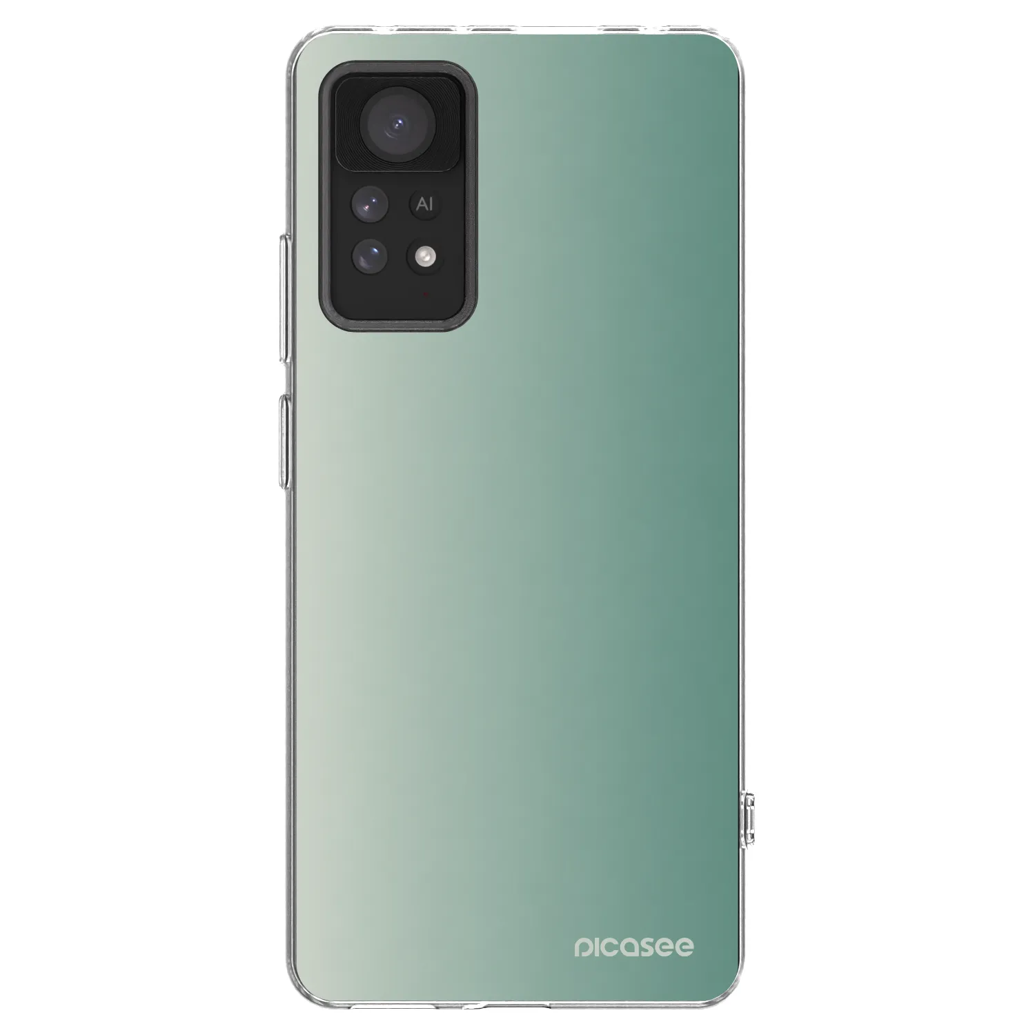 Picasee silikonový průhledný obal pro Xiaomi Redmi Note 11 Pro - Misty Sage