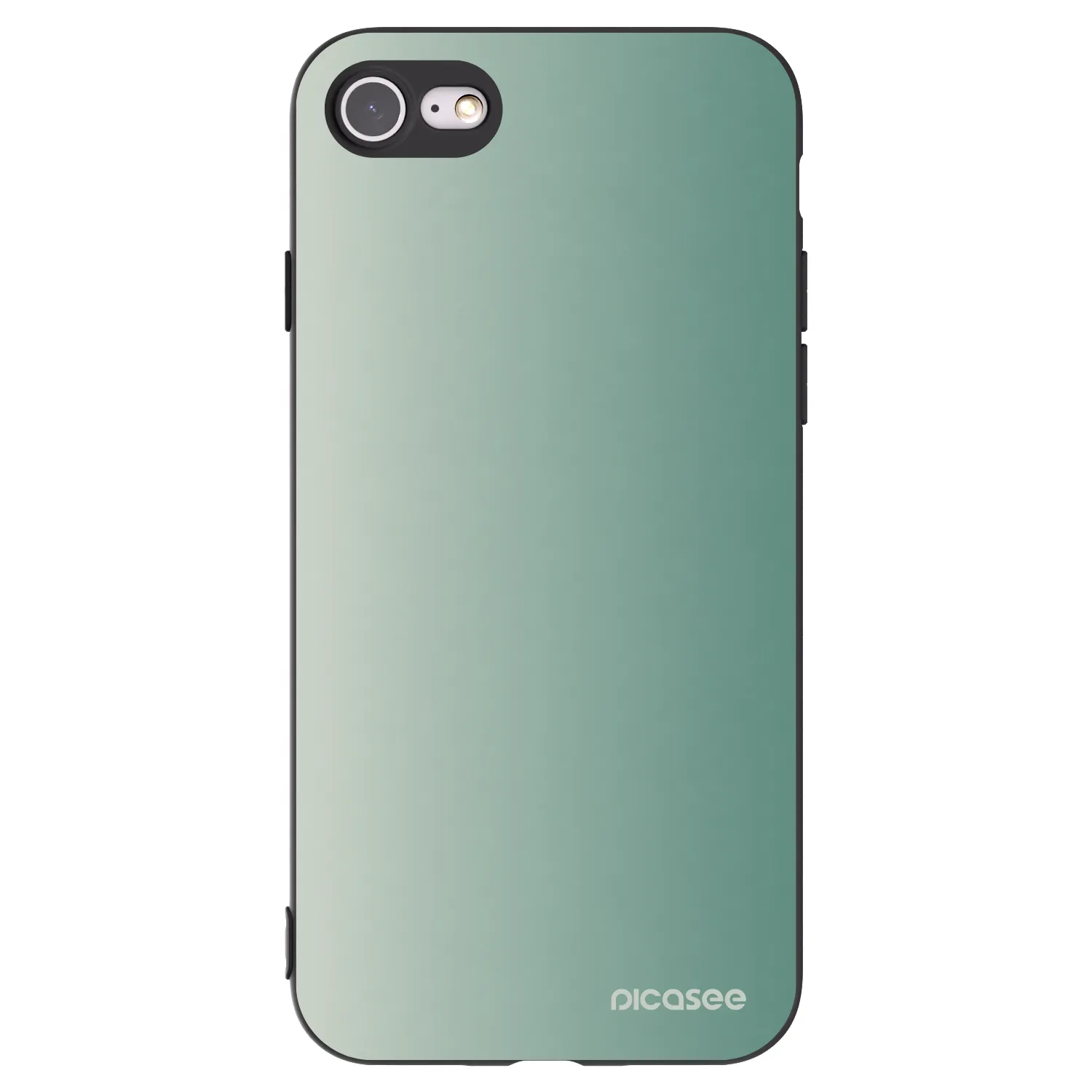 Picasee silikonový černý obal pro Apple iPhone SE 2022 - Misty Sage
