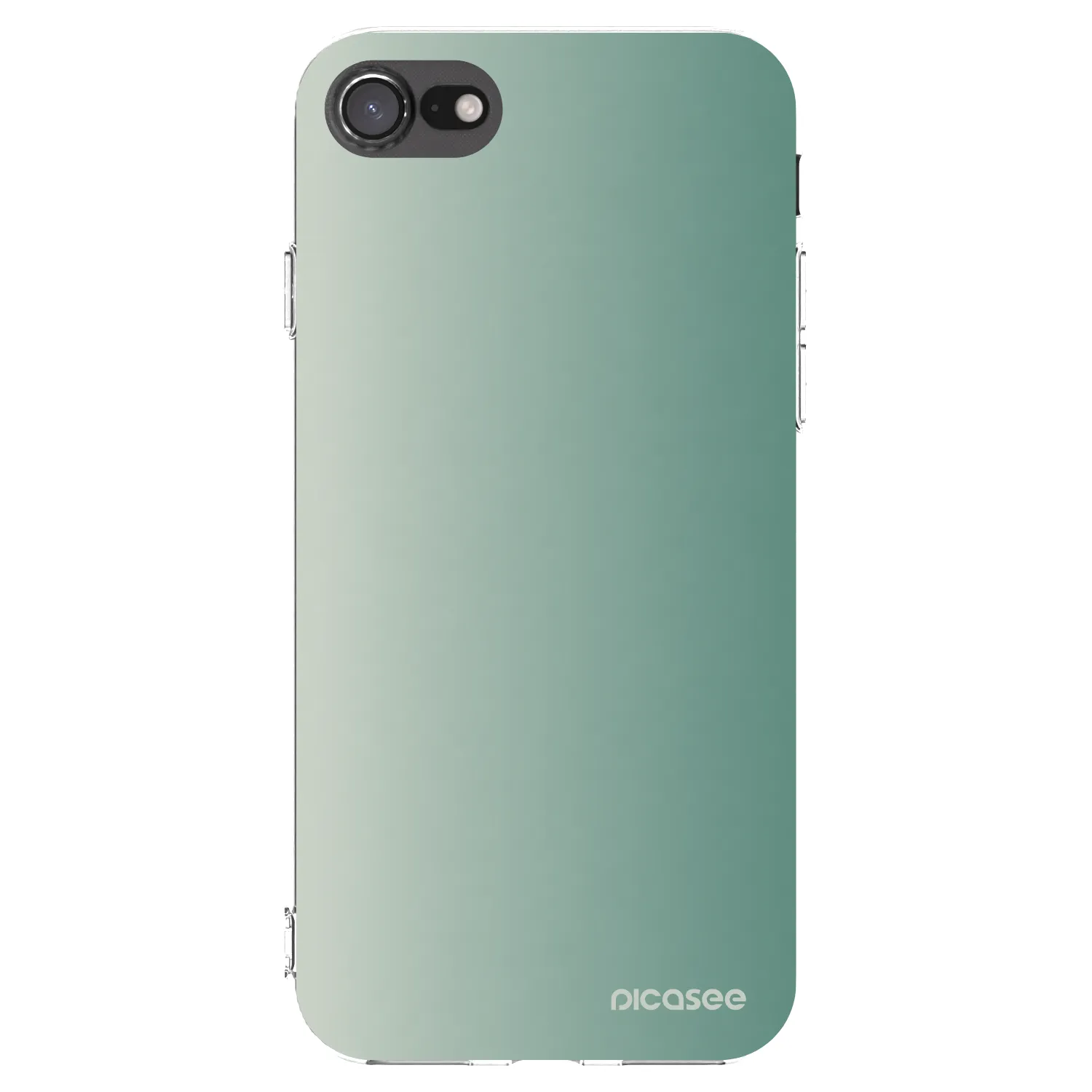 Picasee silikonový průhledný obal pro Apple iPhone SE 2022 - Misty Sage