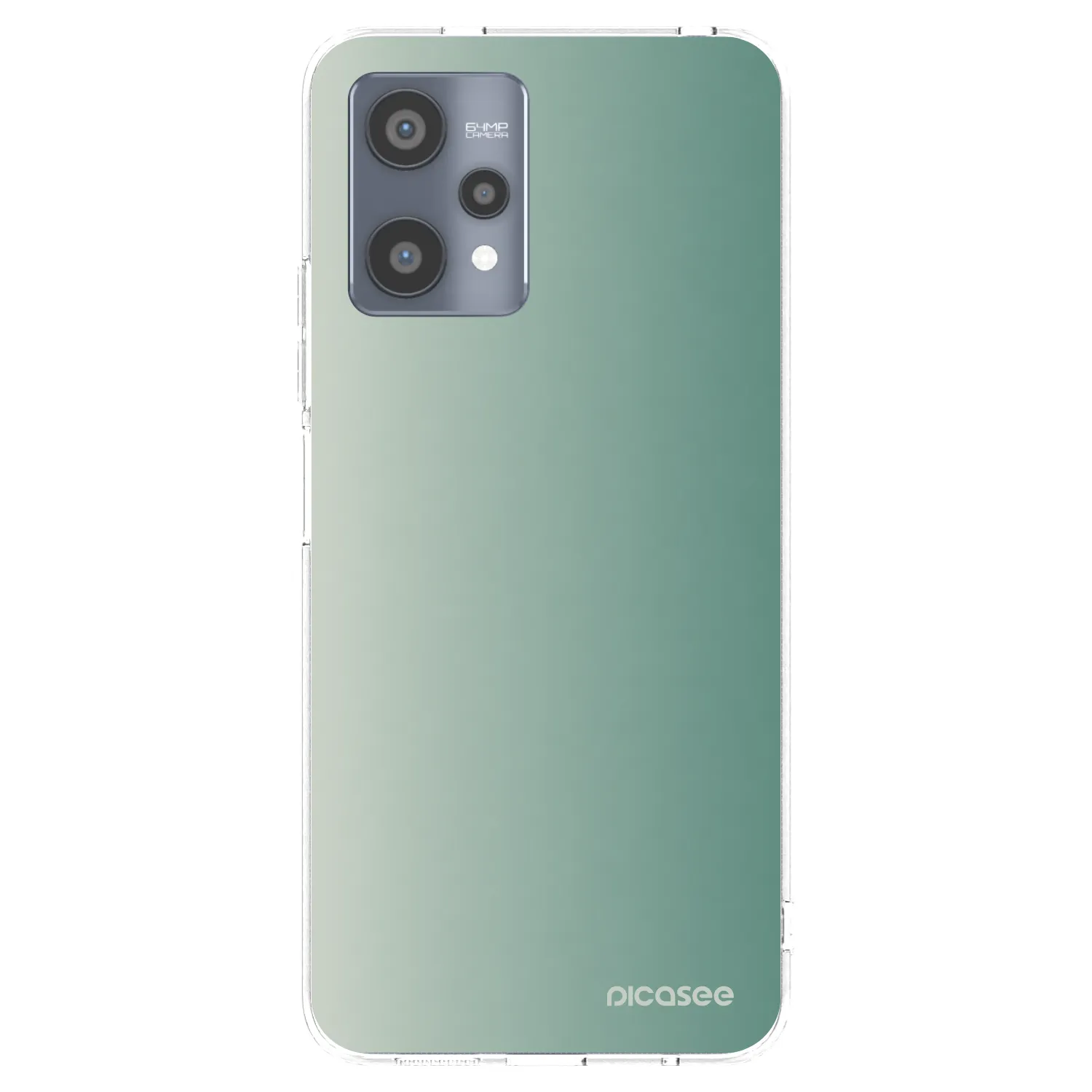Picasee silikonový průhledný obal pro Realme 9 Pro 5G - Misty Sage