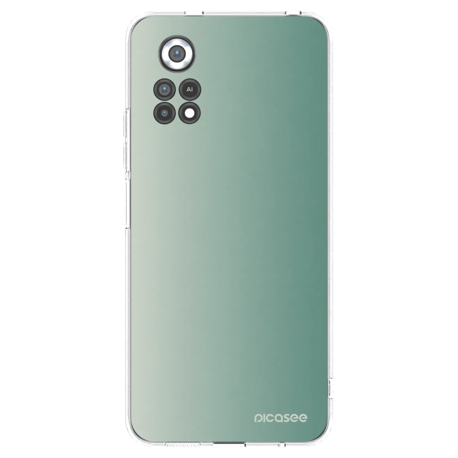 Picasee silikonový průhledný obal pro Xiaomi Poco X4 Pro 5G - Misty Sage