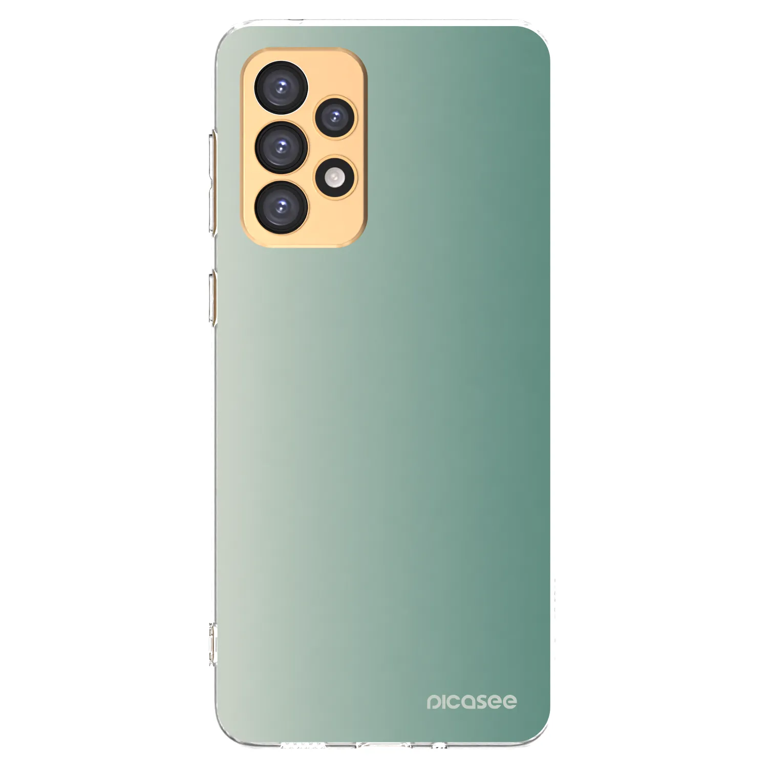 Picasee silikonový průhledný obal pro Samsung Galaxy A33 5G A336 - Misty Sage