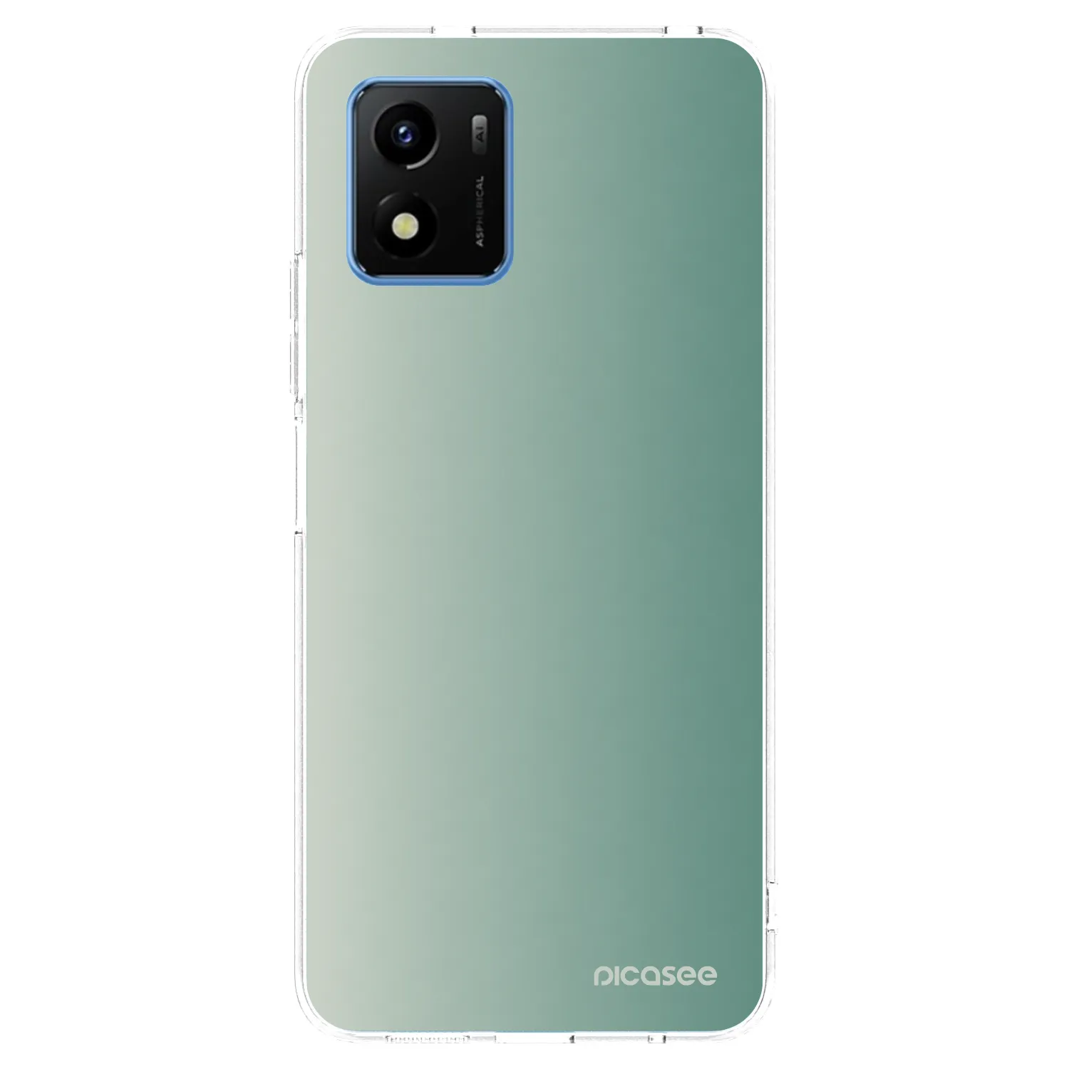 Picasee silikonový průhledný obal pro Vivo Y01 - Misty Sage
