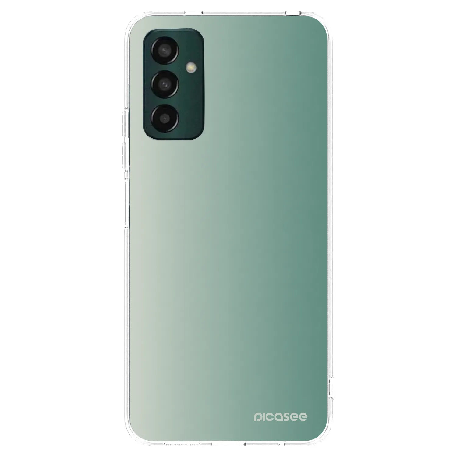 Picasee silikonový průhledný obal pro Samsung Galaxy M13 M135F - Misty Sage