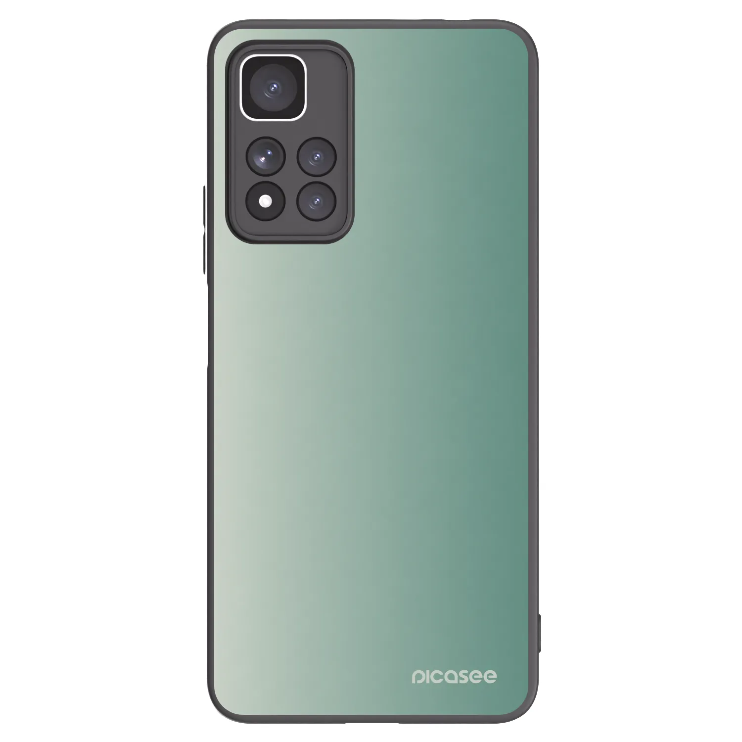 Picasee silikonový černý obal pro Xiaomi Redmi Note 11 Pro+ 5G - Misty Sage