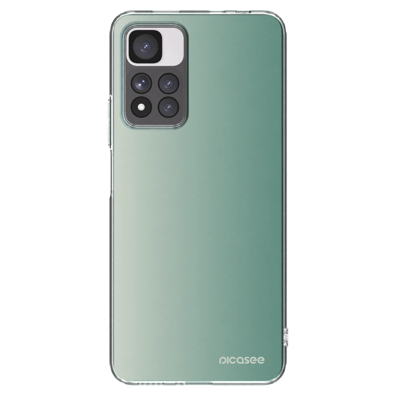 Picasee silikonový průhledný obal pro Xiaomi Redmi Note 11 Pro+ 5G - Misty Sage