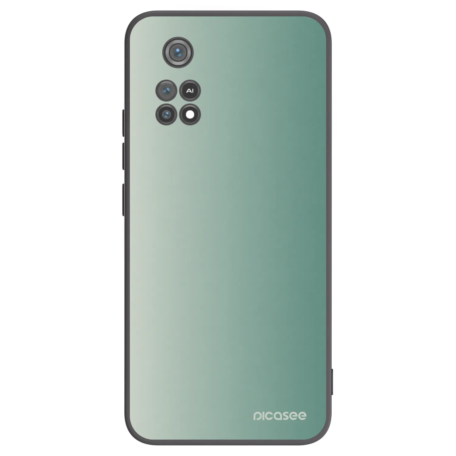 Picasee silikonový černý obal pro Xiaomi Poco M4 Pro - Misty Sage