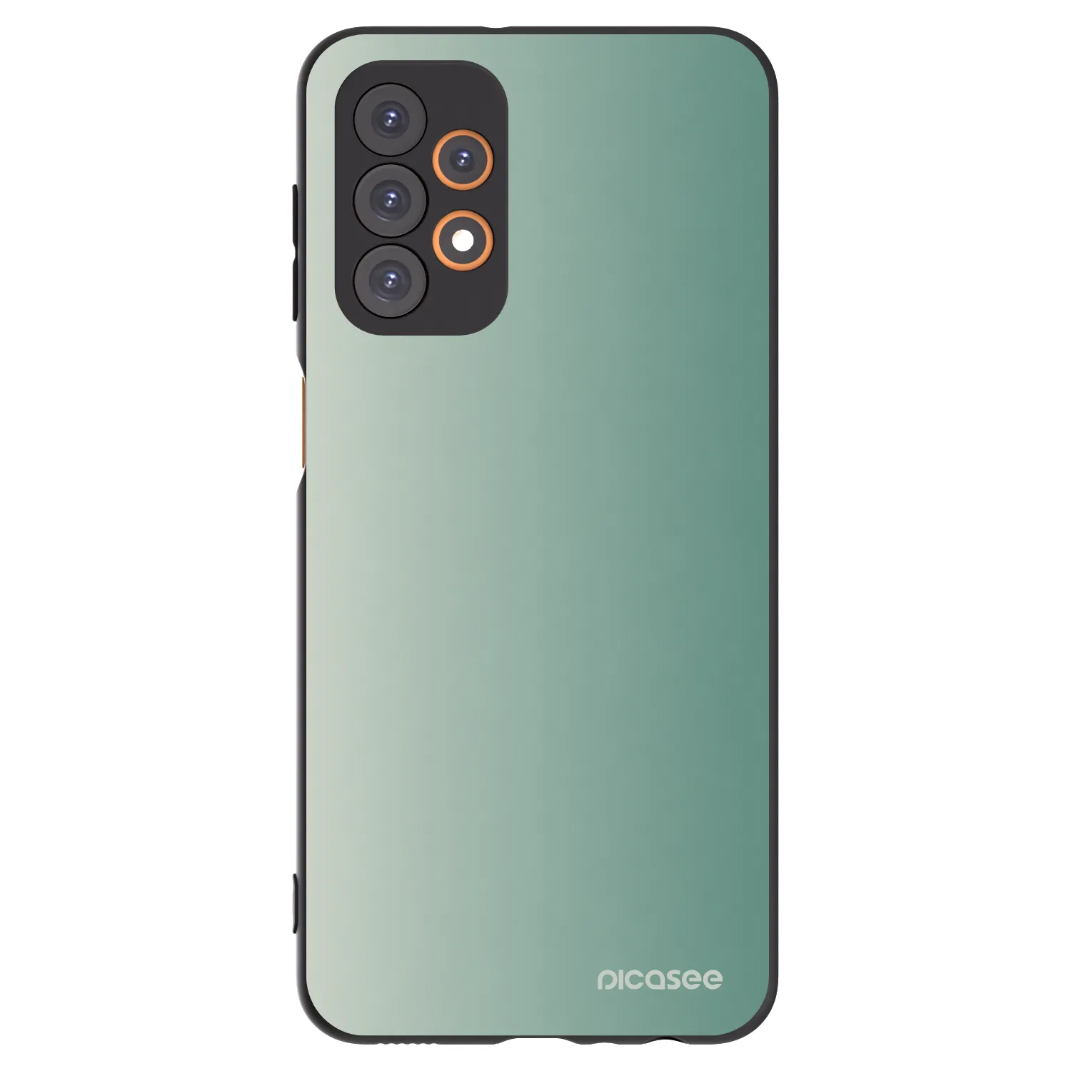 Picasee silikonový černý obal pro Samsung Galaxy A23 A235F 4G - Misty Sage