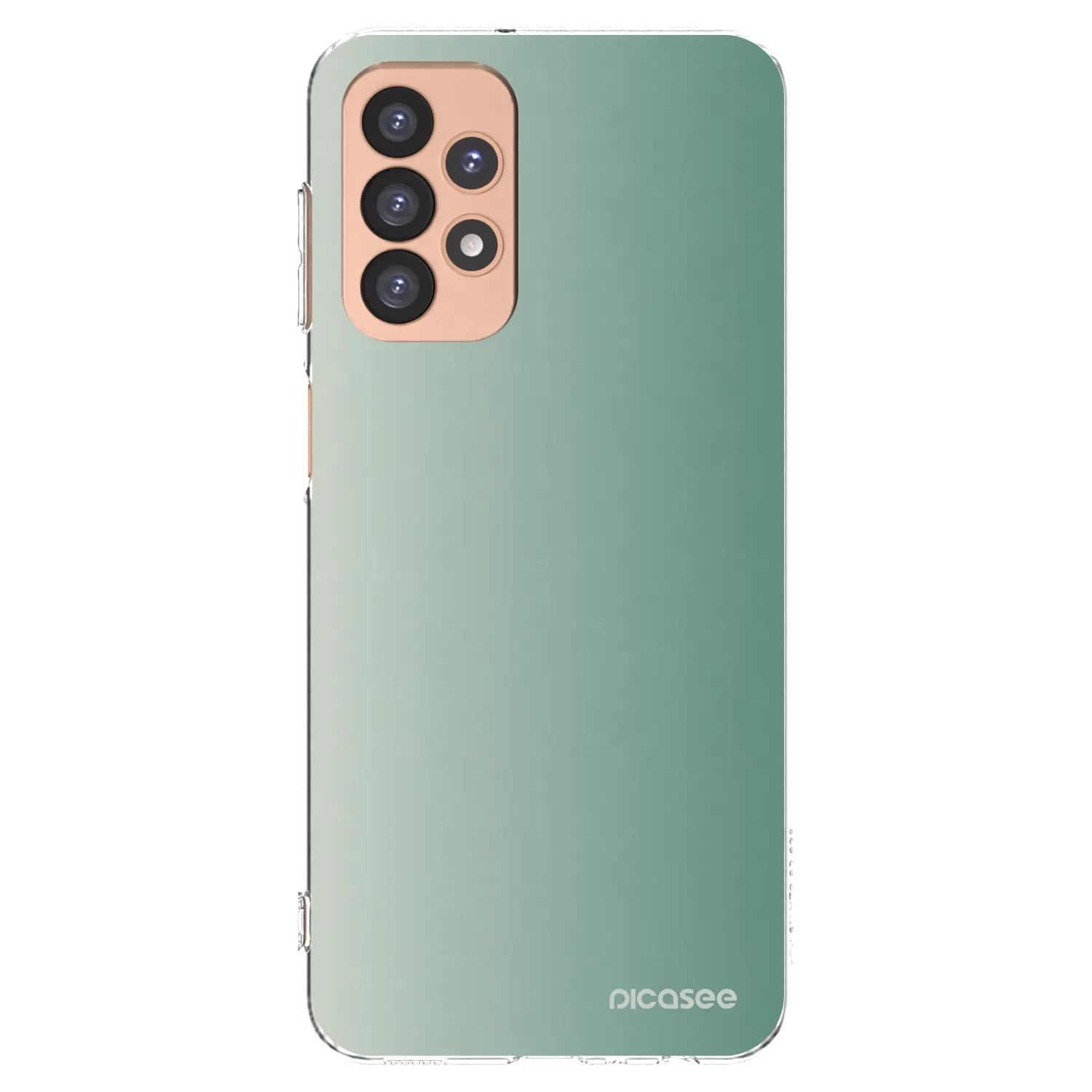 Picasee silikonový průhledný obal pro Samsung Galaxy A23 A236B 5G - Misty Sage