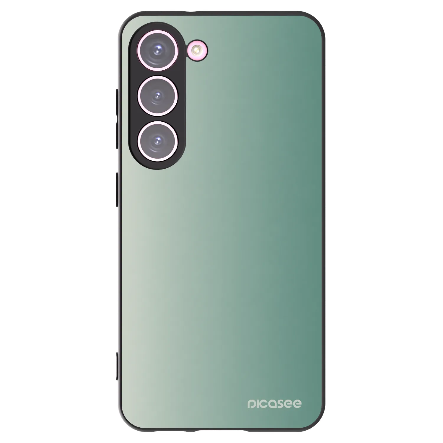 Picasee silikonový černý obal pro Samsung Galaxy S23 5G - Misty Sage