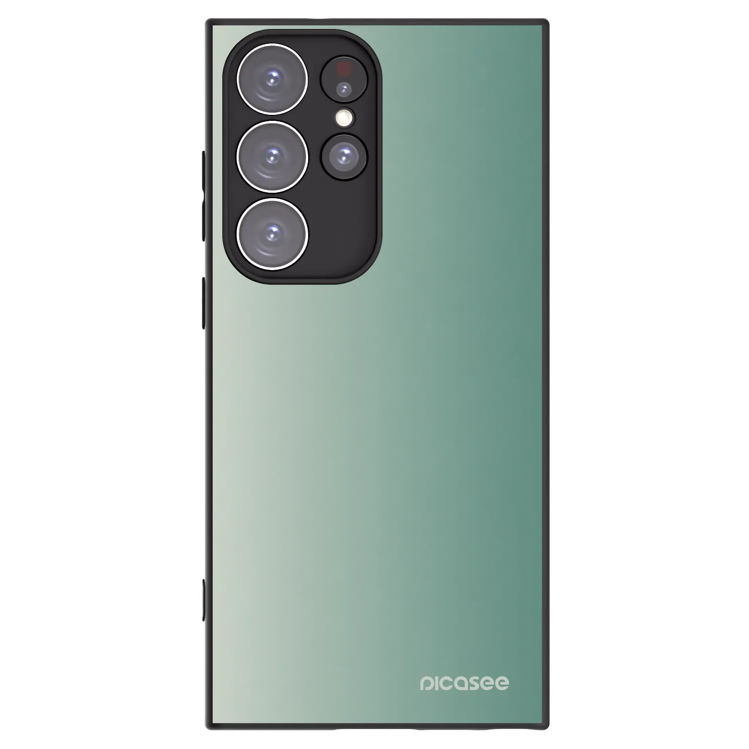 Picasee silikonový černý obal pro Samsung Galaxy S23 Ultra 5G - Misty Sage