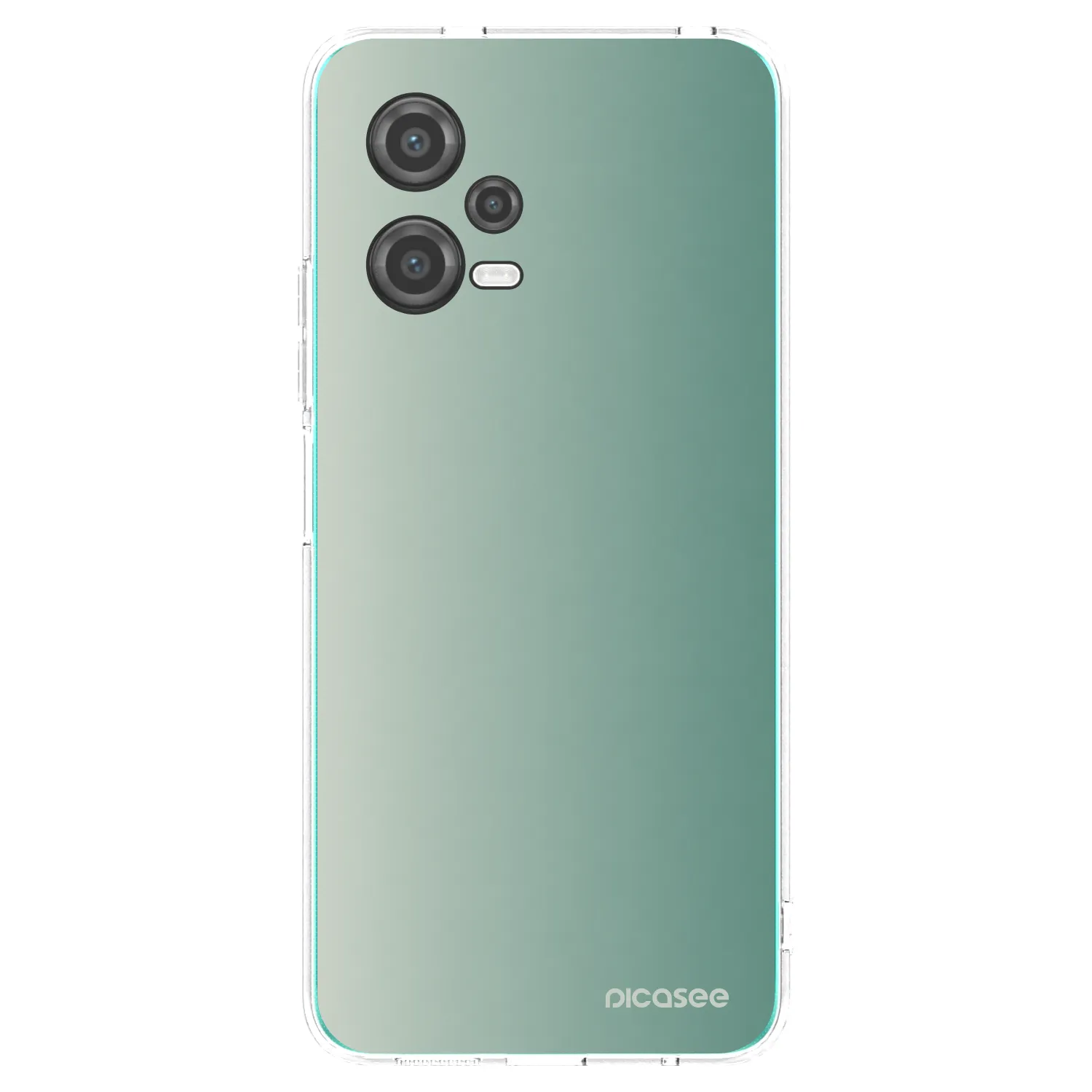 Picasee silikonový průhledný obal pro Xiaomi Poco X5 - Misty Sage