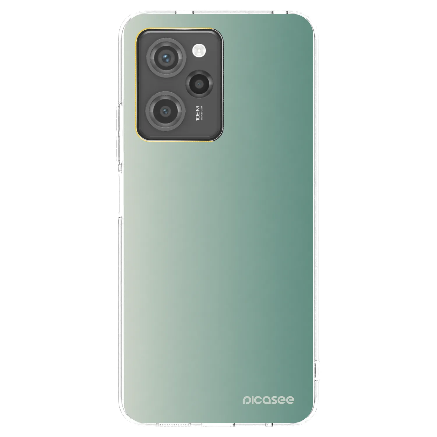 Picasee silikonový černý obal pro Xiaomi Poco X5 Pro - Misty Sage