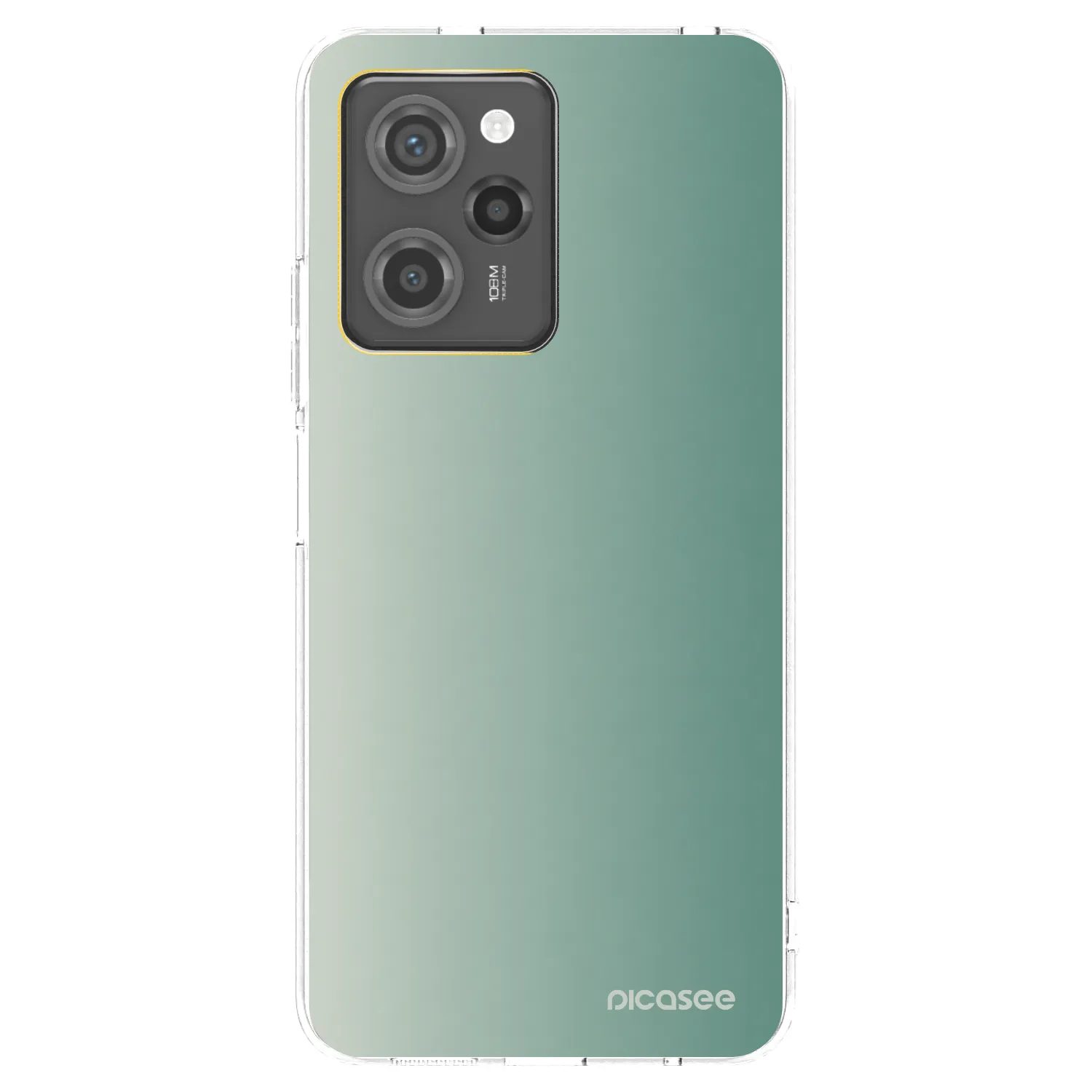 Picasee silikonový průhledný obal pro Xiaomi Poco X5 Pro - Misty Sage