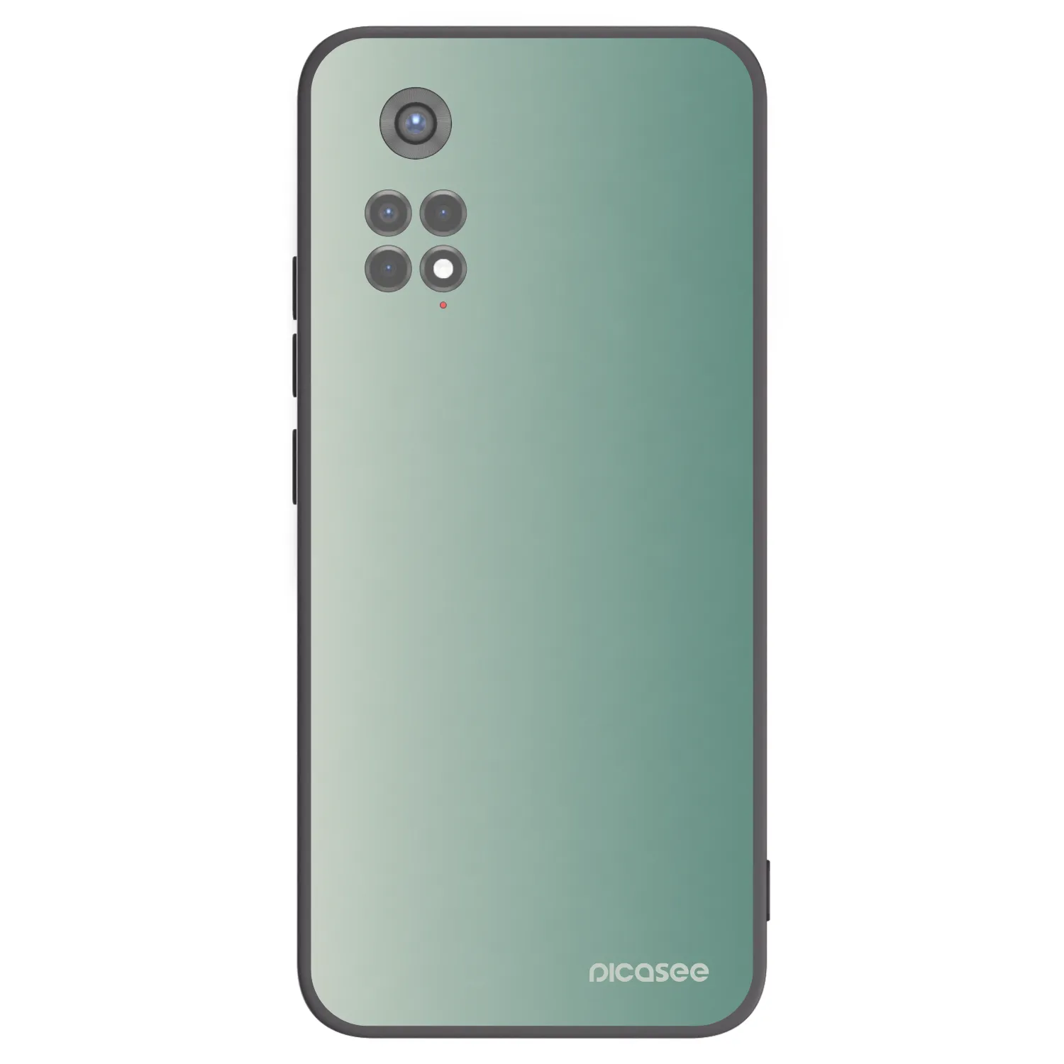 Picasee silikonový černý obal pro Xiaomi Redmi Note 11S 5G - Misty Sage