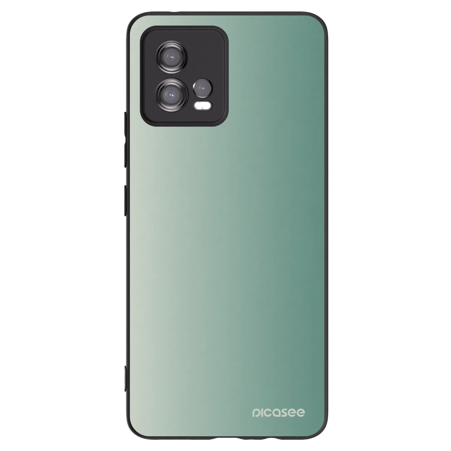 Picasee silikonový černý obal pro Motorola Moto G72 - Misty Sage
