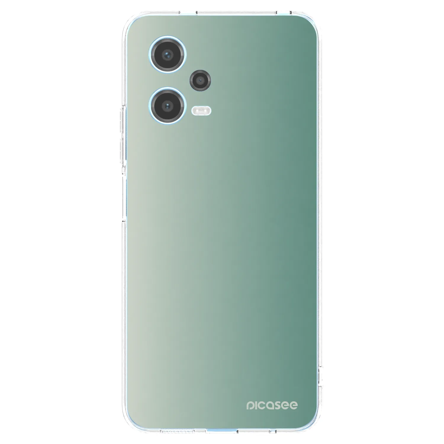 Picasee silikonový průhledný obal pro Xiaomi Redmi Note 12 5G - Misty Sage