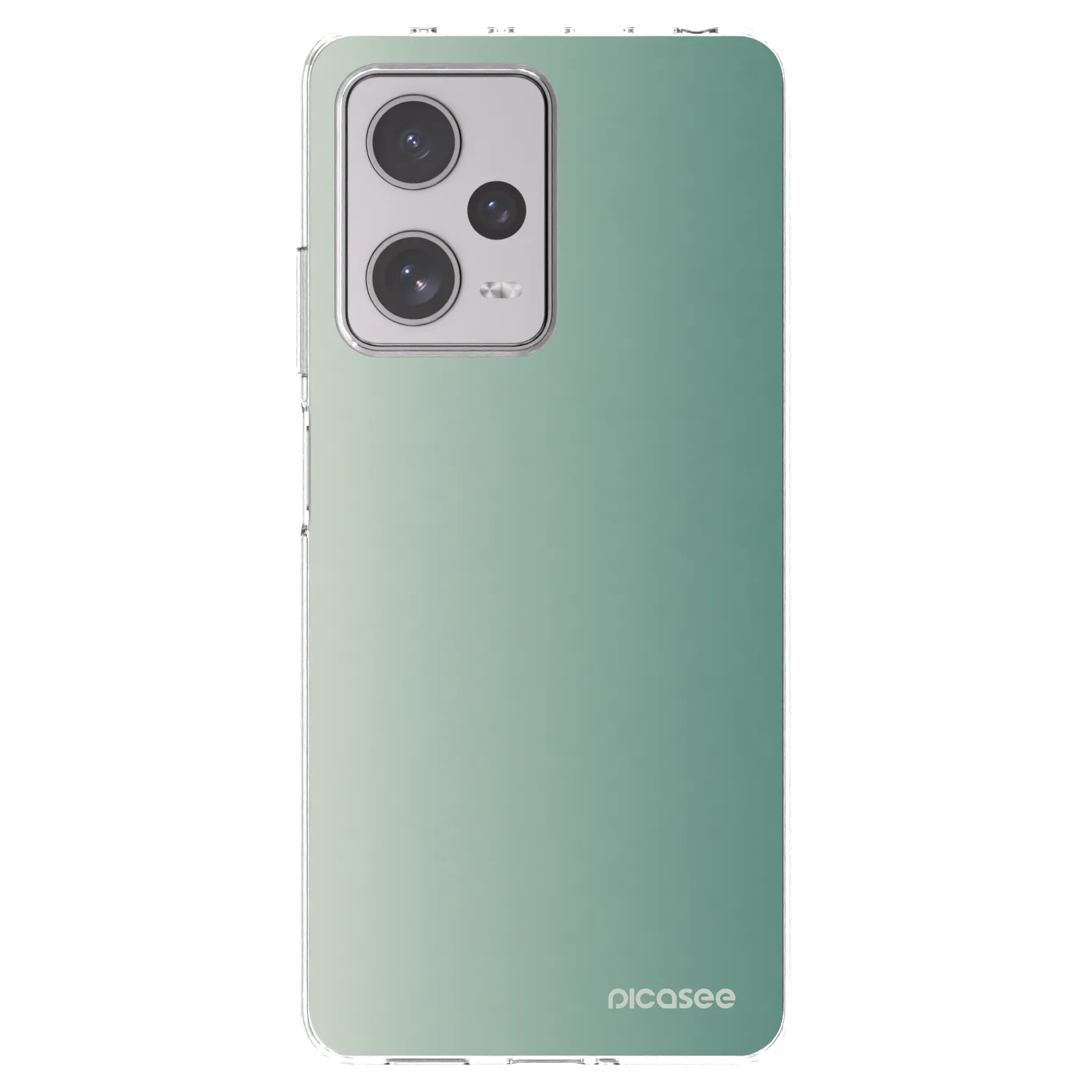 Picasee silikonový průhledný obal pro Xiaomi Redmi Note 12 Pro+ 5G - Misty Sage