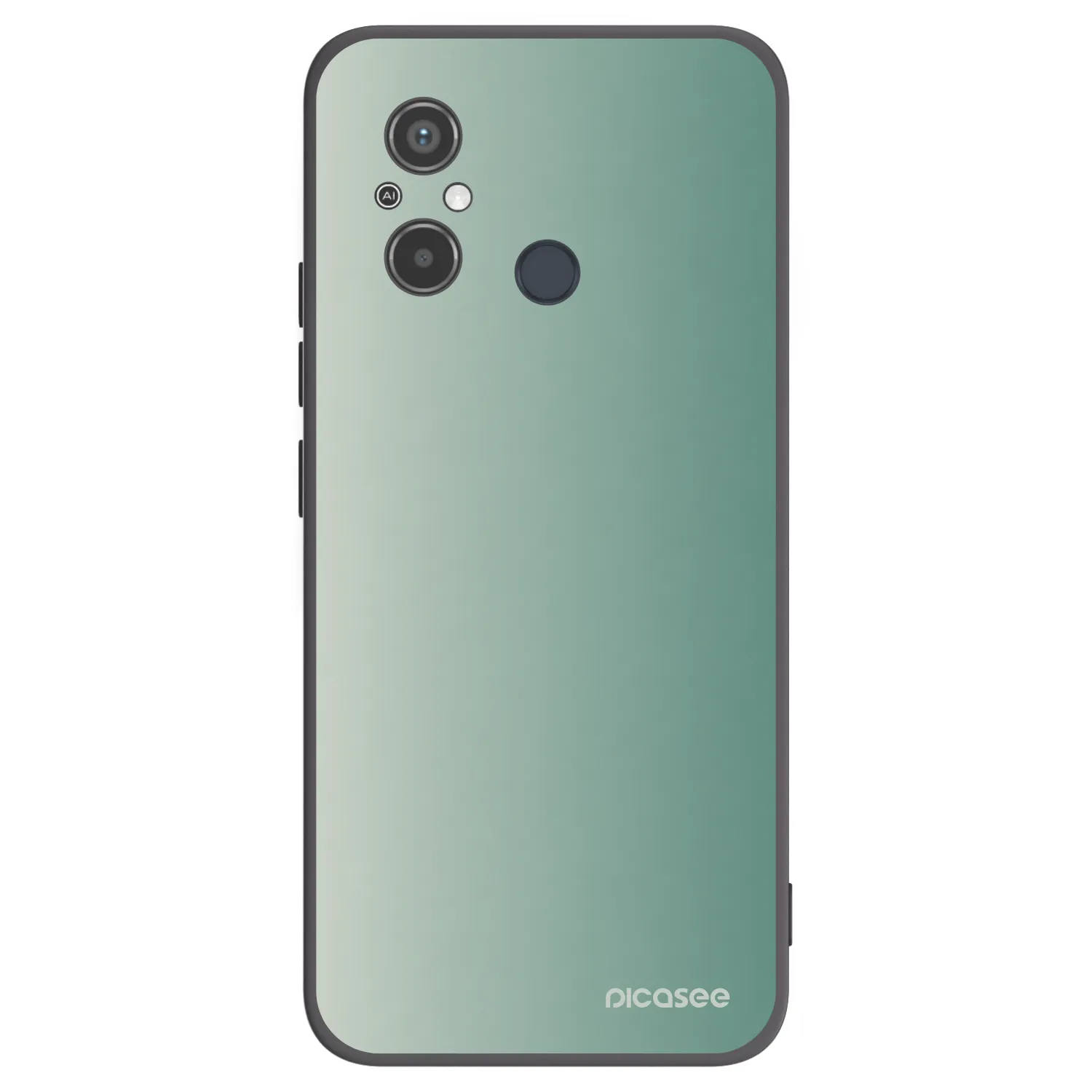 Picasee silikonový černý obal pro Xiaomi Redmi 12C - Misty Sage
