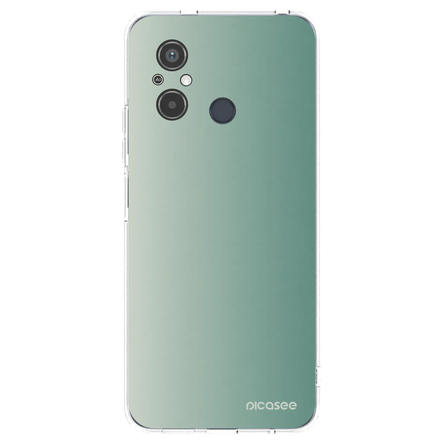 Picasee silikonový průhledný obal pro Xiaomi Redmi 12C - Misty Sage