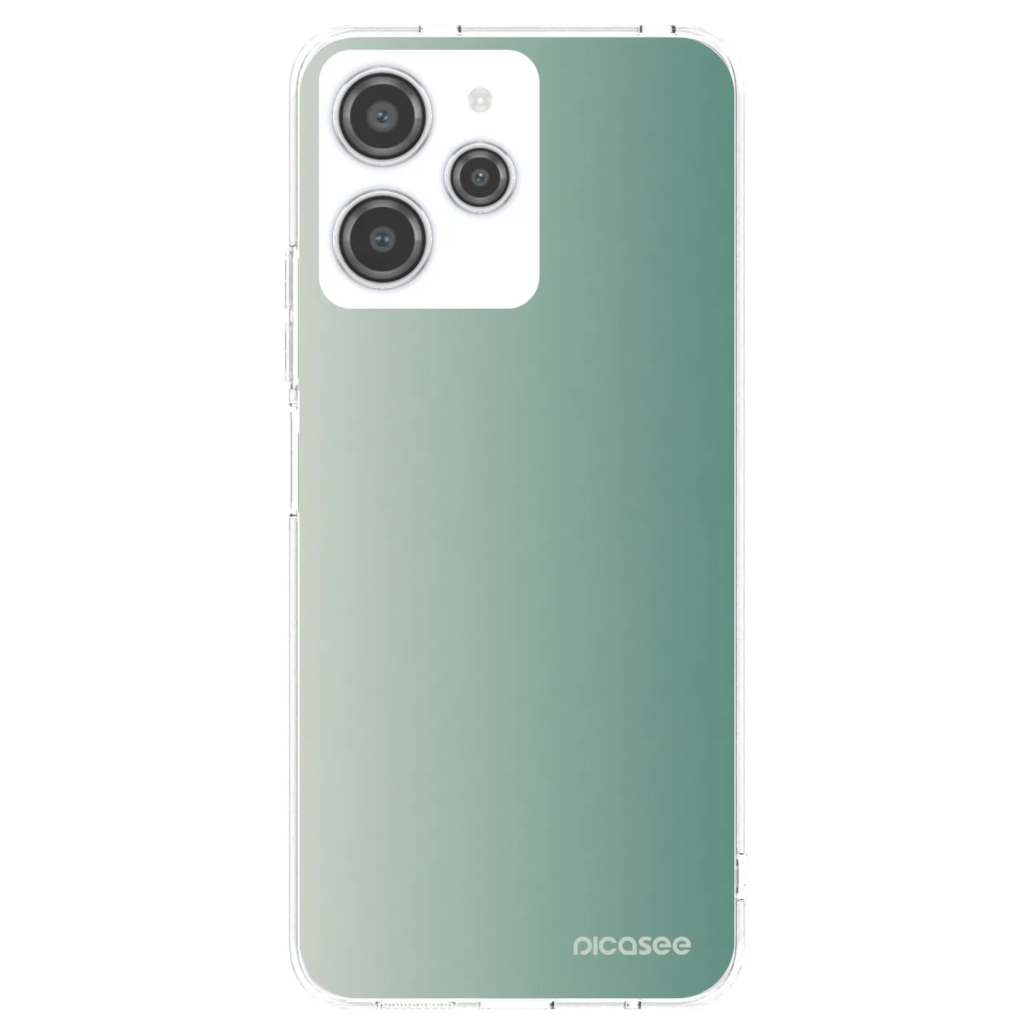 Picasee silikonový průhledný obal pro Xiaomi Redmi 12 4G - Misty Sage