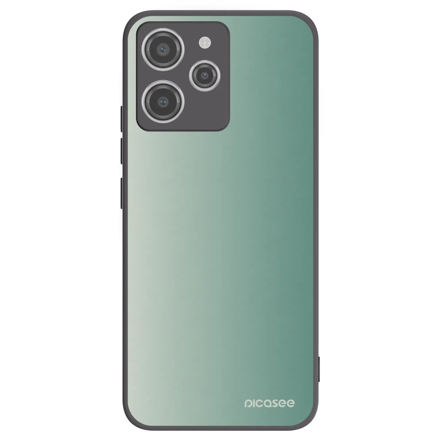 Picasee silikonový černý obal pro Xiaomi Redmi 12 4G - Misty Sage