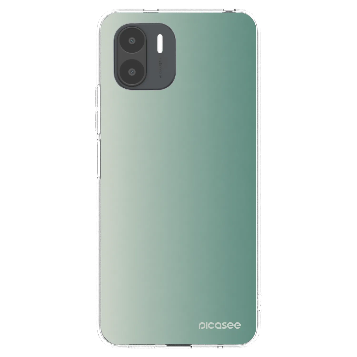 Picasee silikonový průhledný obal pro Xiaomi Redmi A2 - Misty Sage