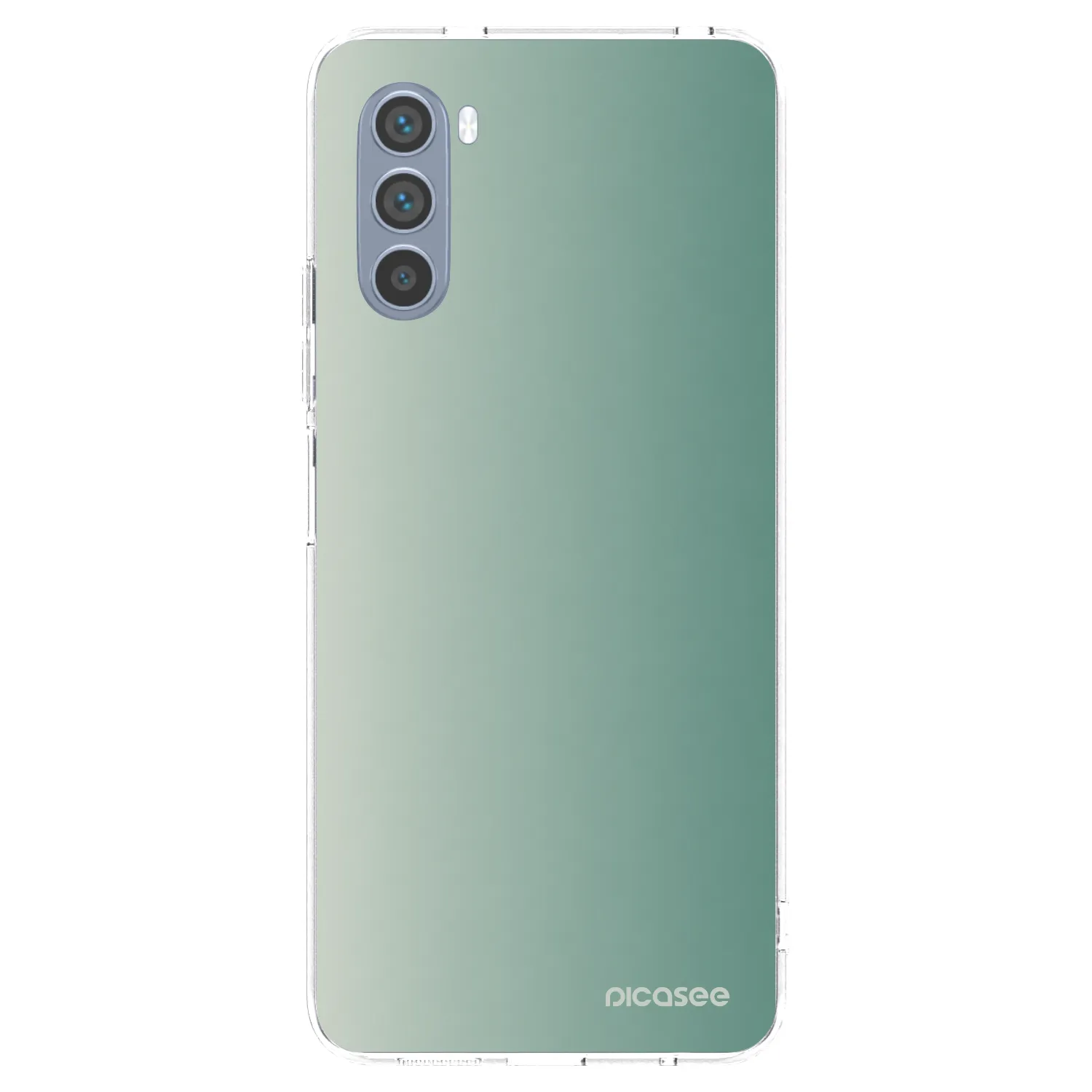 Picasee silikonový průhledný obal pro Motorola Moto G62 - Misty Sage