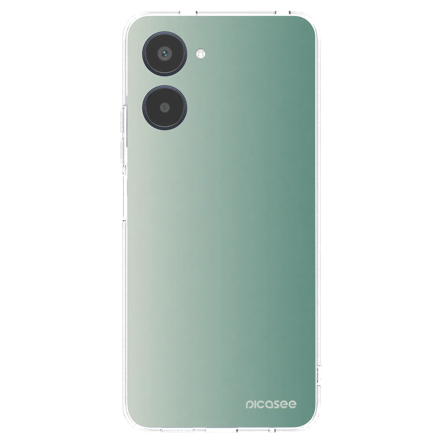 Picasee silikonový průhledný obal pro Realme 10 4G - Misty Sage