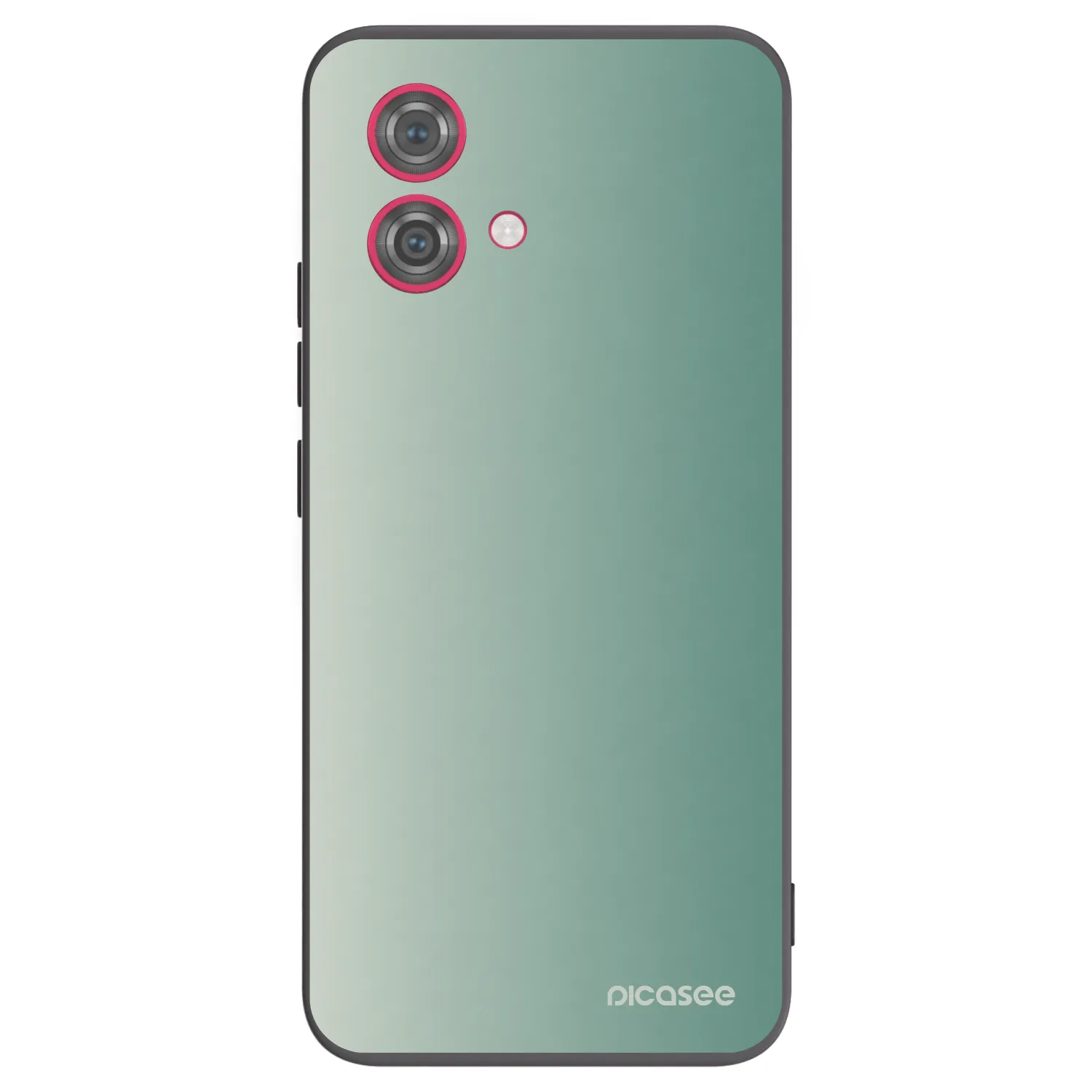 Picasee silikonový černý obal pro Motorola Moto G84 5G - Misty Sage