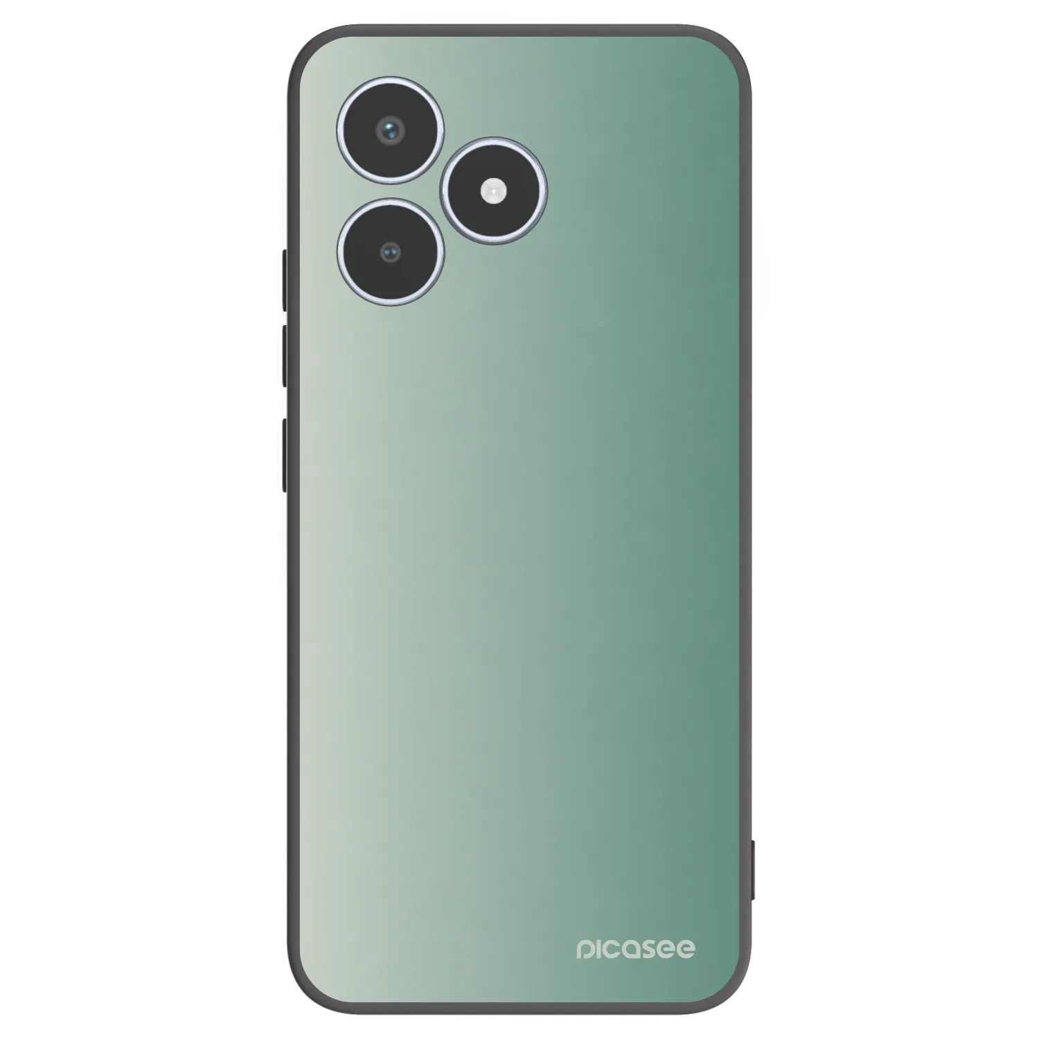 Picasee silikonový černý obal pro Realme C53 - Misty Sage