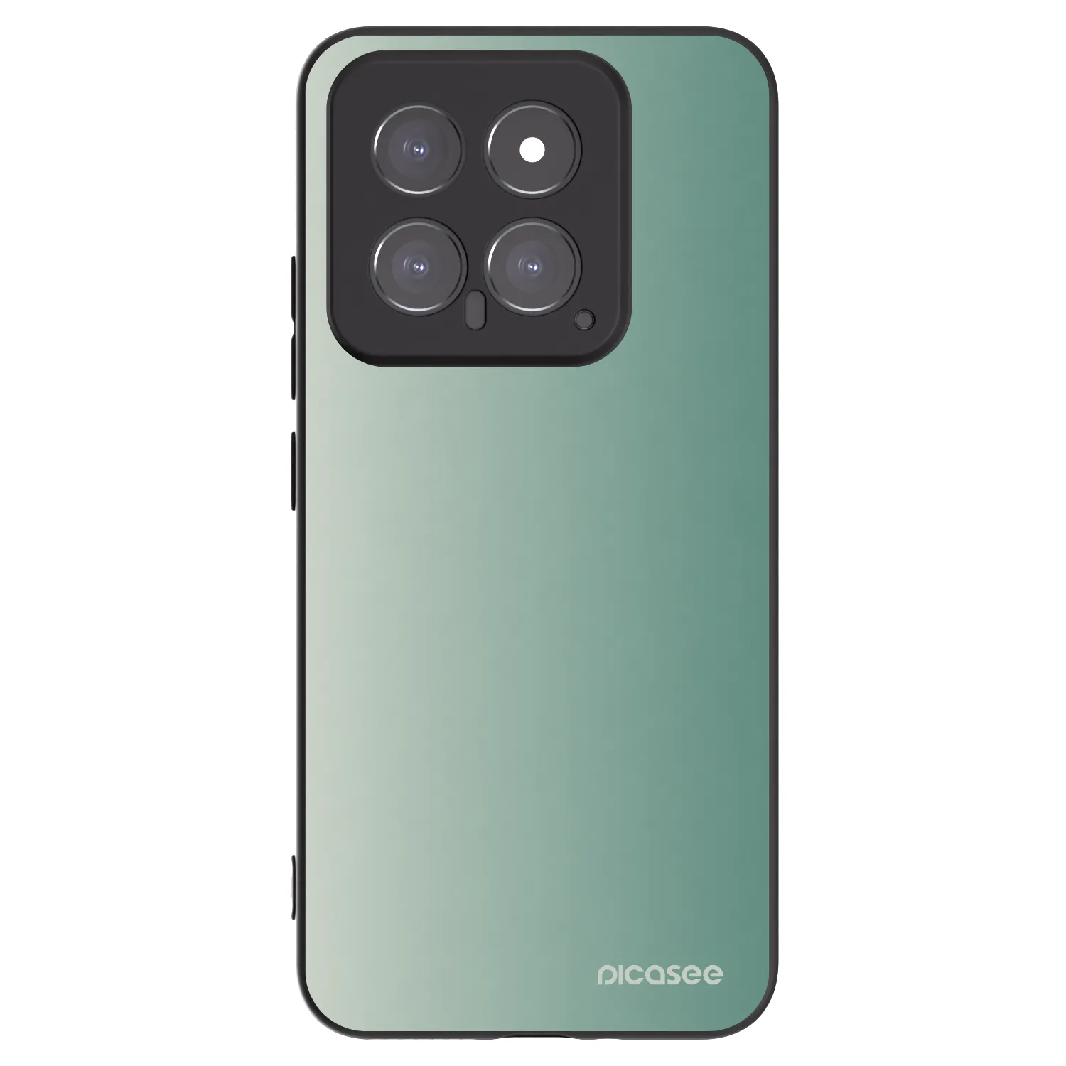 Picasee silikonový černý obal pro Xiaomi 14 - Misty Sage
