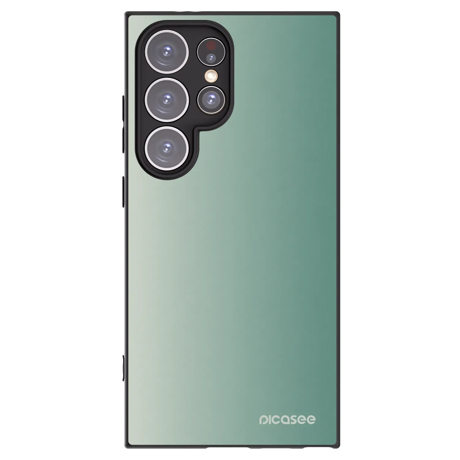 Picasee silikonový černý obal pro Samsung Galaxy S24 Ultra S928B 5G - Misty Sage