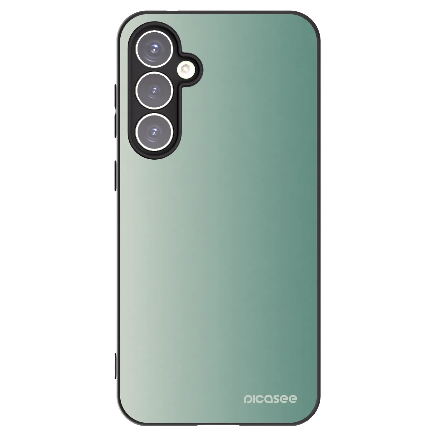 Picasee silikonový černý obal pro Samsung Galaxy S23 FE S711B - Misty Sage