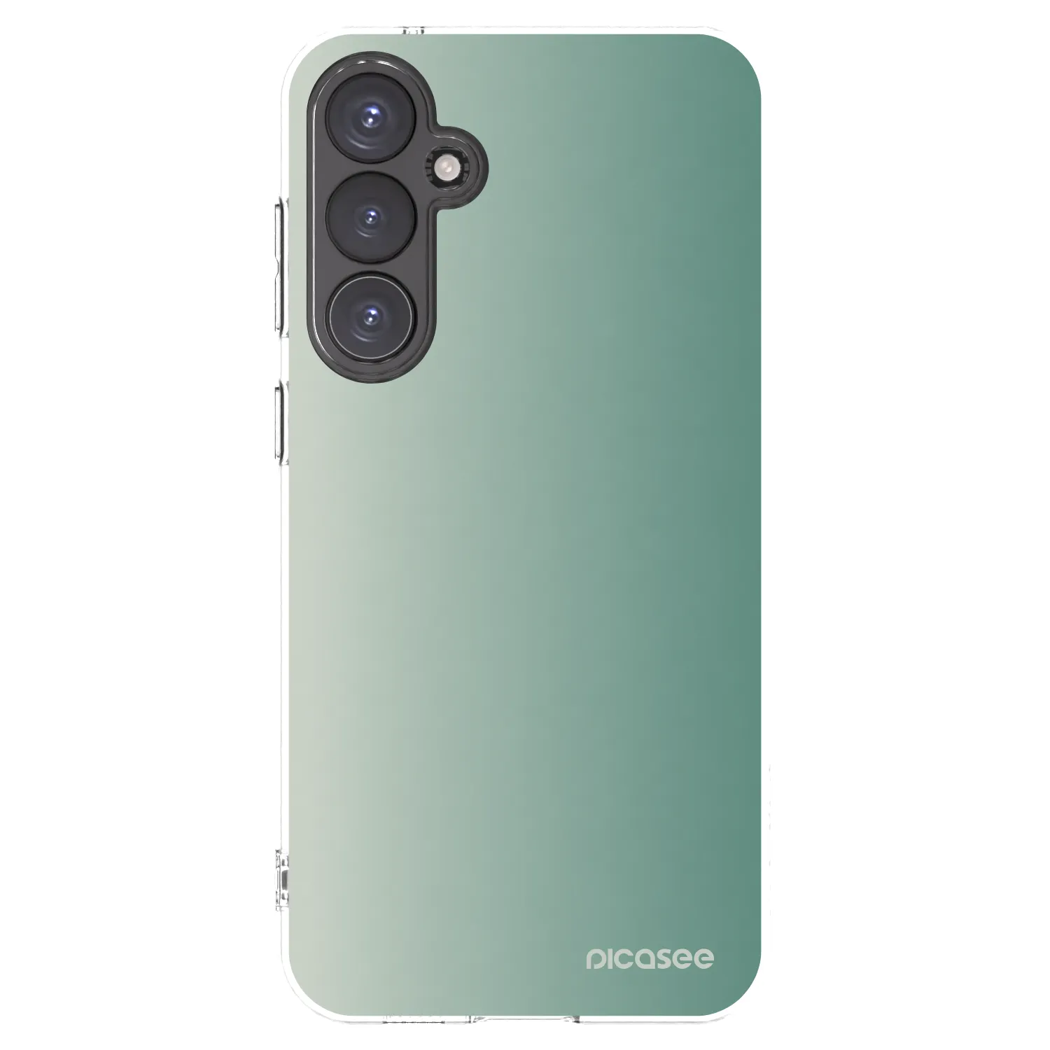 Picasee silikonový průhledný obal pro Samsung Galaxy S23 FE S711B - Misty Sage