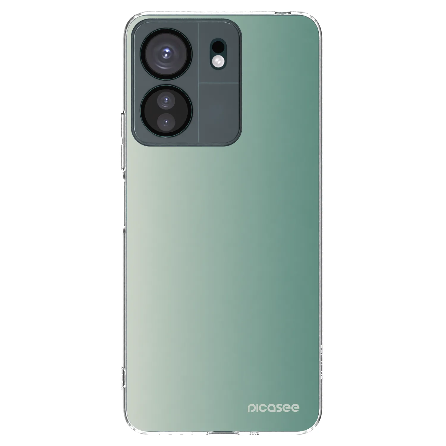 Picasee silikonový průhledný obal pro Xiaomi Redmi 13C 4G - Misty Sage