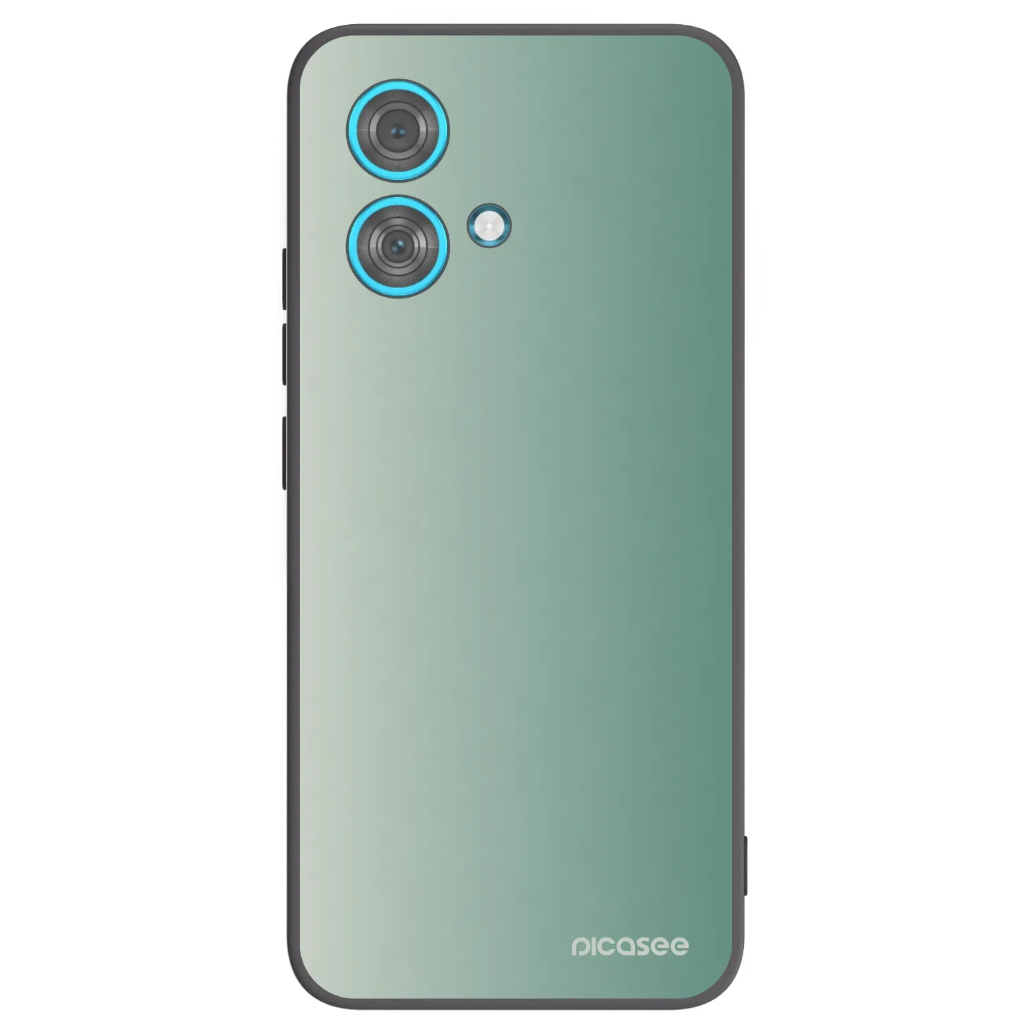Picasee silikonový černý obal pro Motorola Edge 40 Neo - Misty Sage