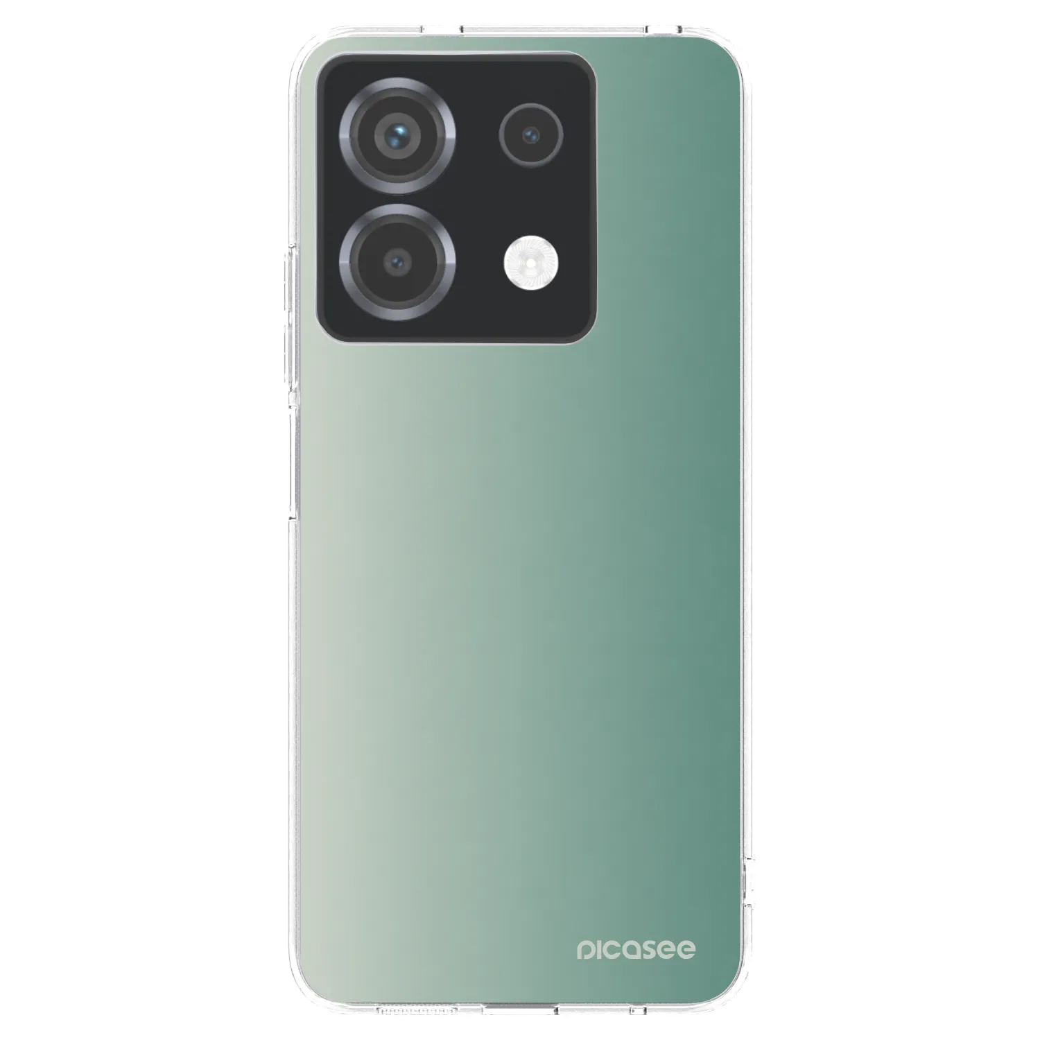 Picasee silikonový průhledný obal pro Xiaomi Poco X6 - Misty Sage