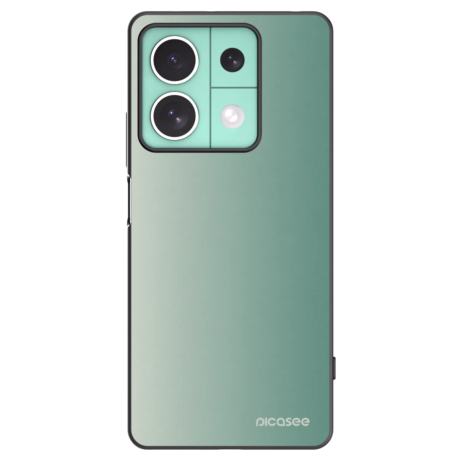 Picasee silikonový černý obal pro Xiaomi Redmi Note 13 5G - Misty Sage
