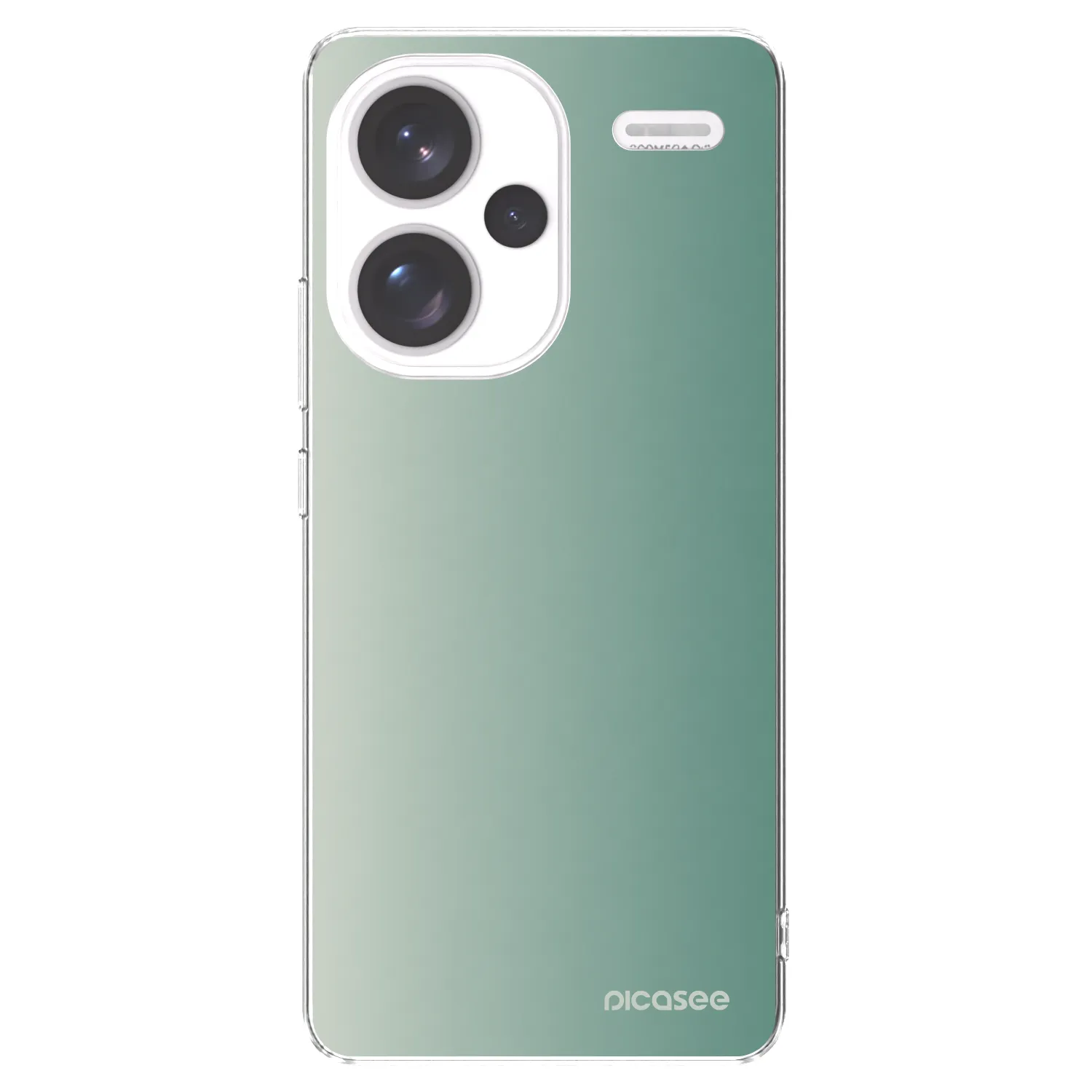 Picasee silikonový průhledný obal pro Xiaomi Redmi Note 13 Pro+ 5G - Misty Sage