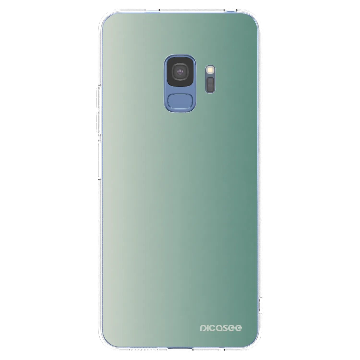 Picasee silikonový průhledný obal pro Samsung Galaxy S9 G960F - Misty Sage