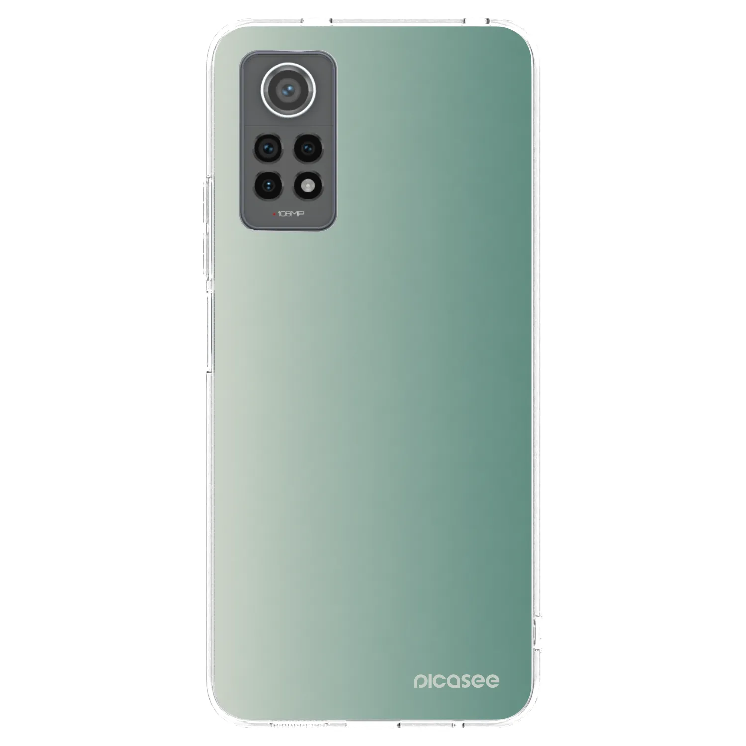 Picasee silikonový průhledný obal pro Xiaomi Redmi Note 12 Pro 4G - Misty Sage