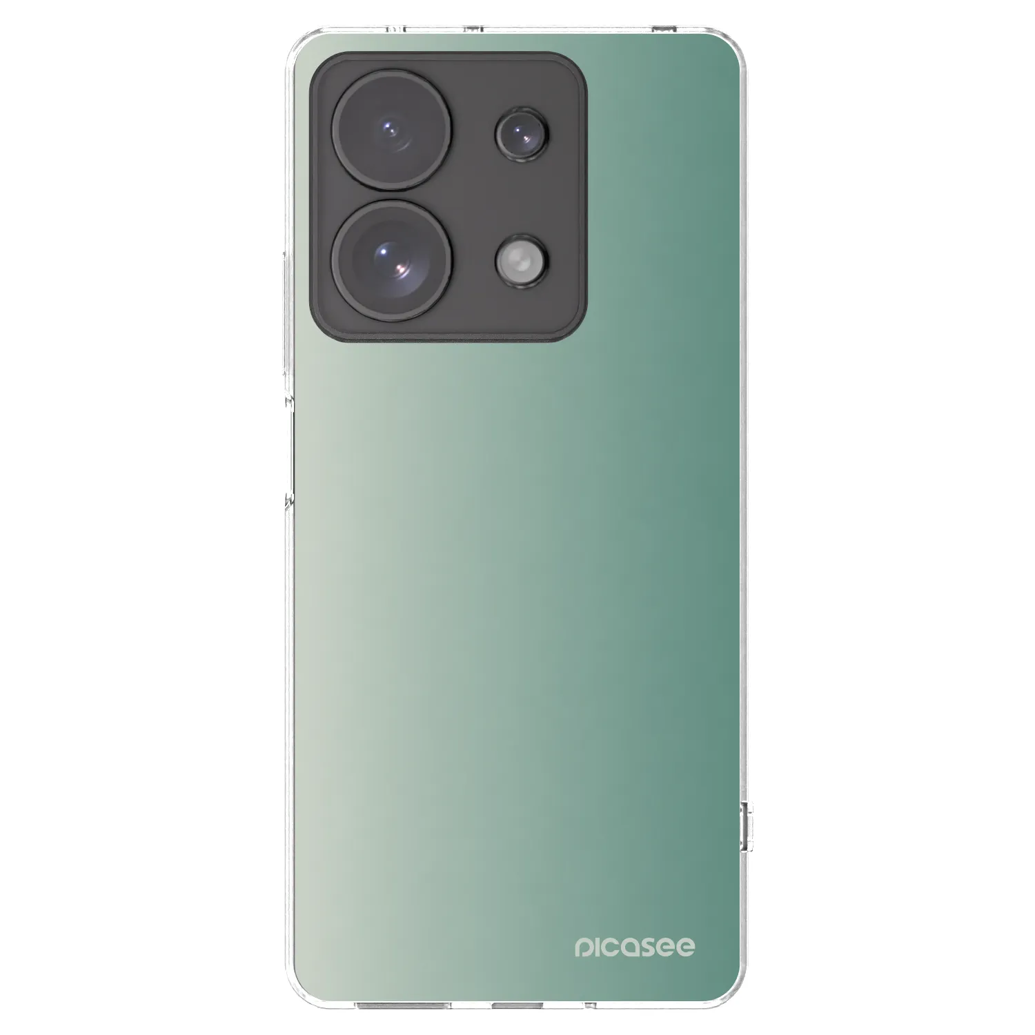 Picasee silikonový průhledný obal pro Xiaomi Redmi Note 13 Pro 4G - Misty Sage