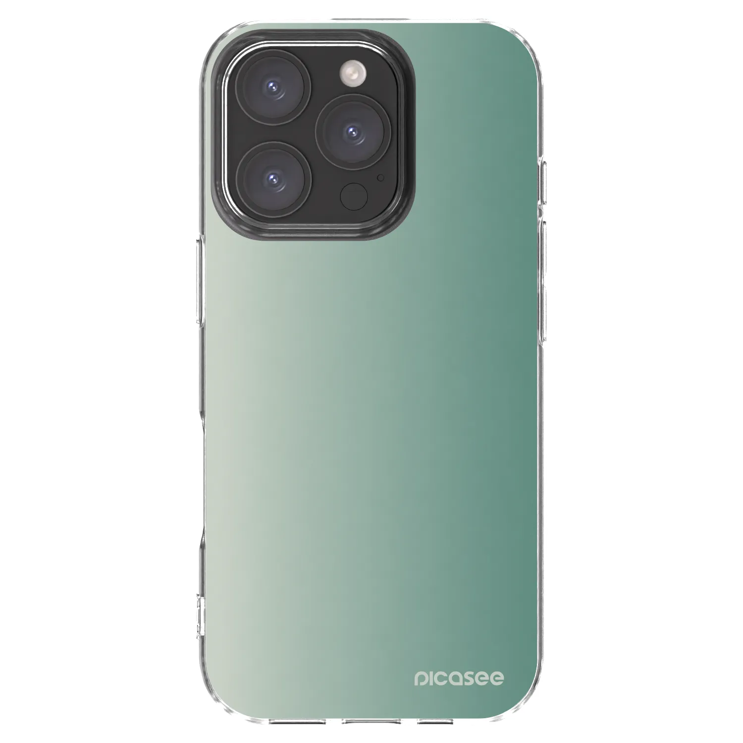 Picasee silikonový průhledný obal pro Apple iPhone 16 Pro - Misty Sage