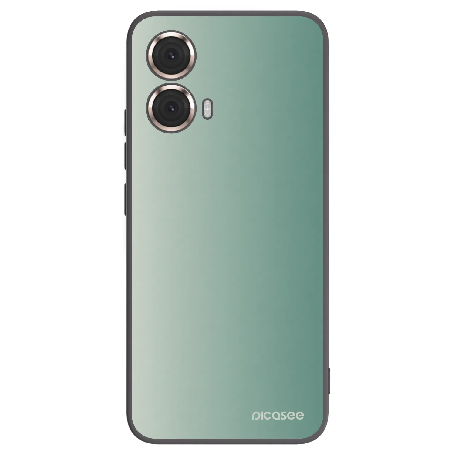 Picasee silikonový černý obal pro Motorola Moto G85 - Misty Sage