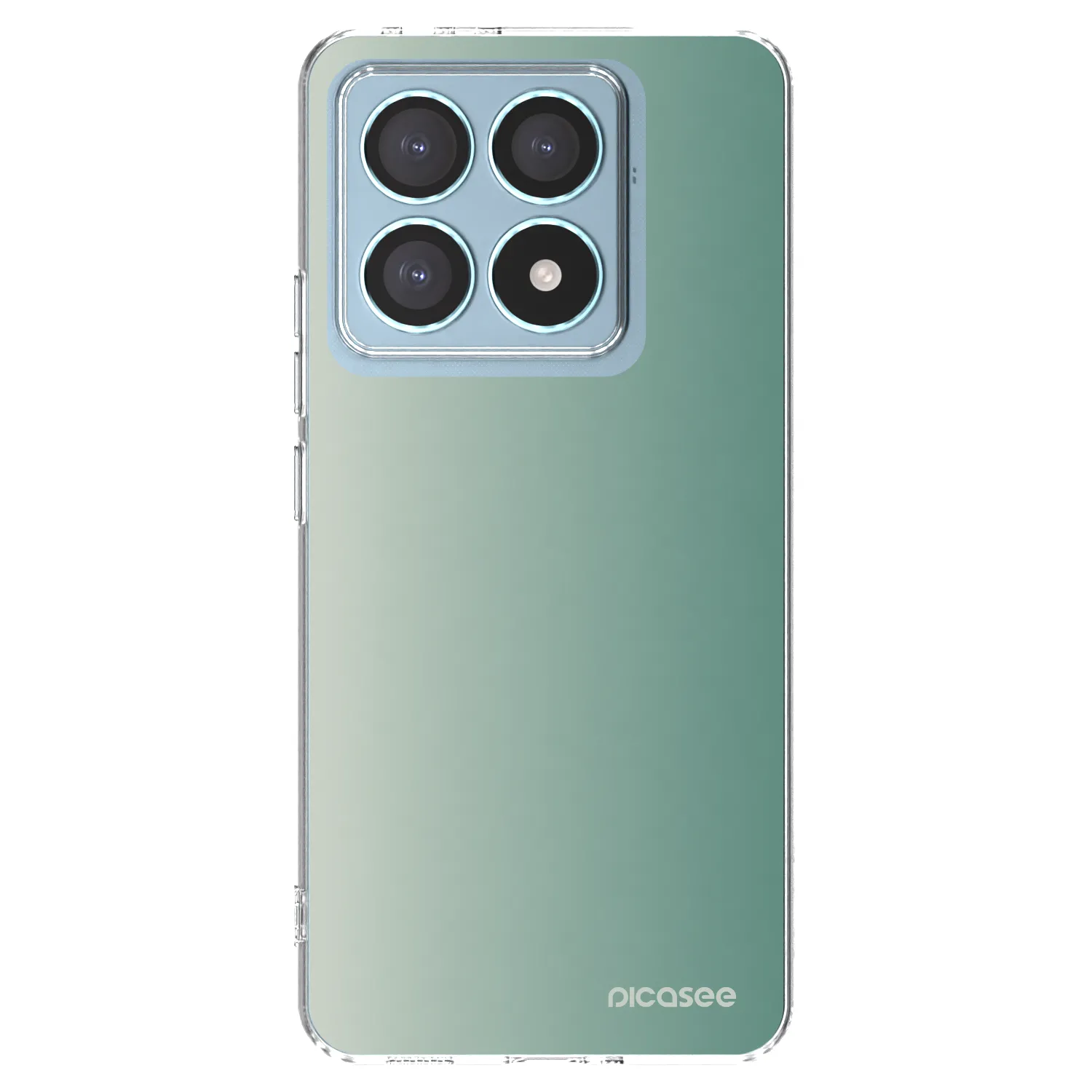 Picasee silikonový průhledný obal pro Xiaomi 14T Pro - Misty Sage