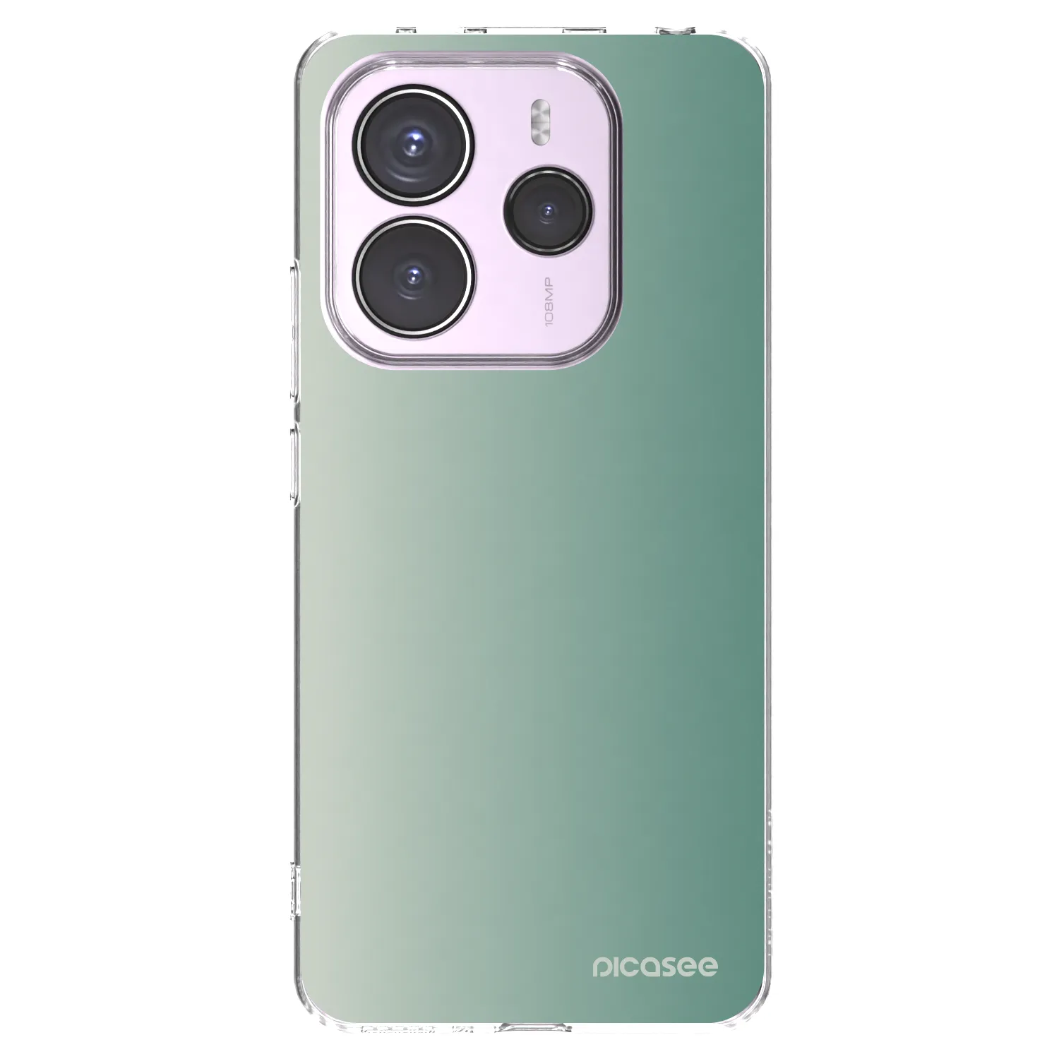Picasee silikonový průhledný obal pro Xiaomi Redmi Note 14 5G - Misty Sage