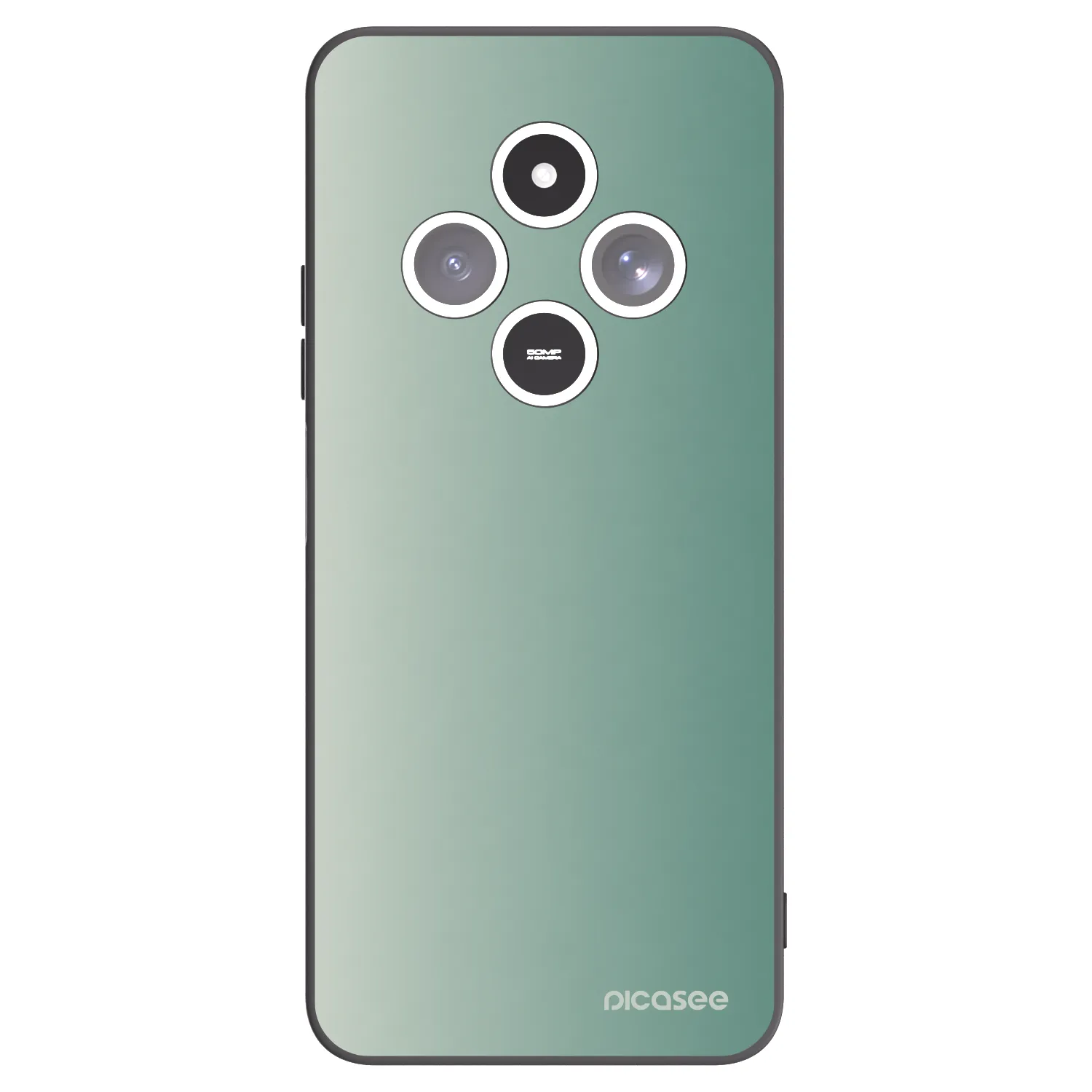 Picasee silikonový černý obal pro Xiaomi Redmi 14C - Misty Sage