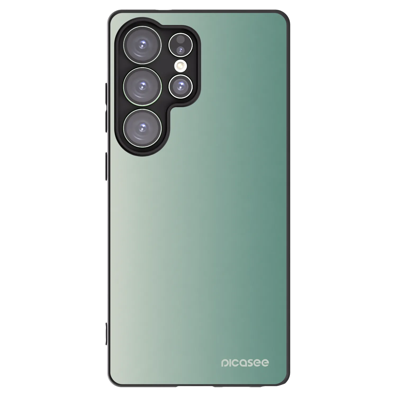 Picasee silikonový černý obal pro Samsung Galaxy S25 Ultra 5G - Misty Sage